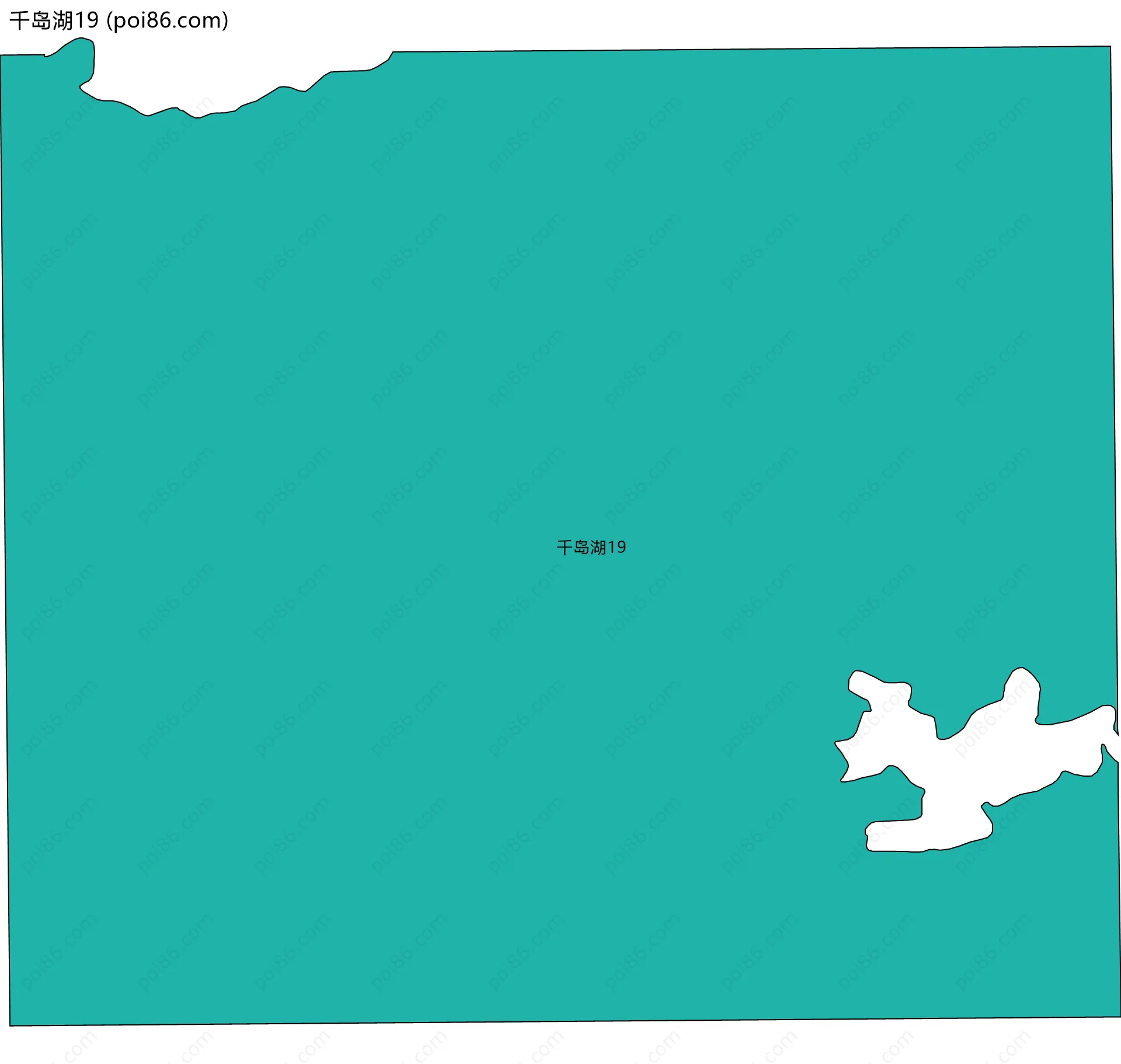 千岛湖19边界地图