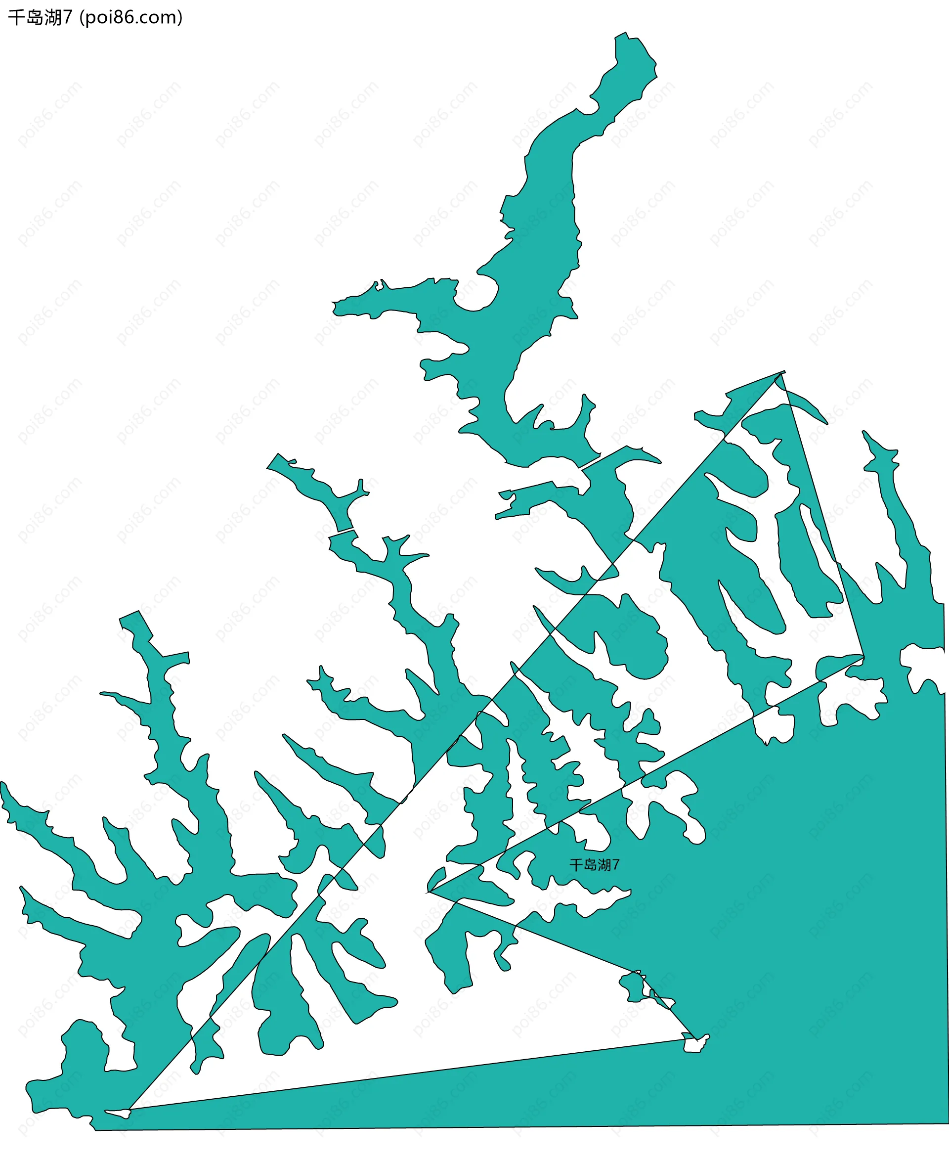 千岛湖7边界地图