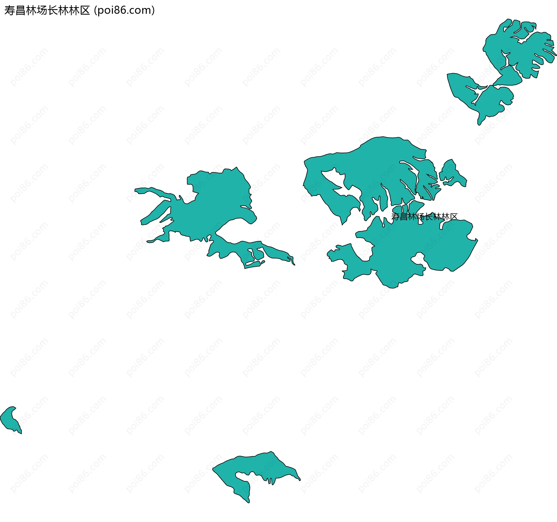 寿昌林场长林林区边界地图