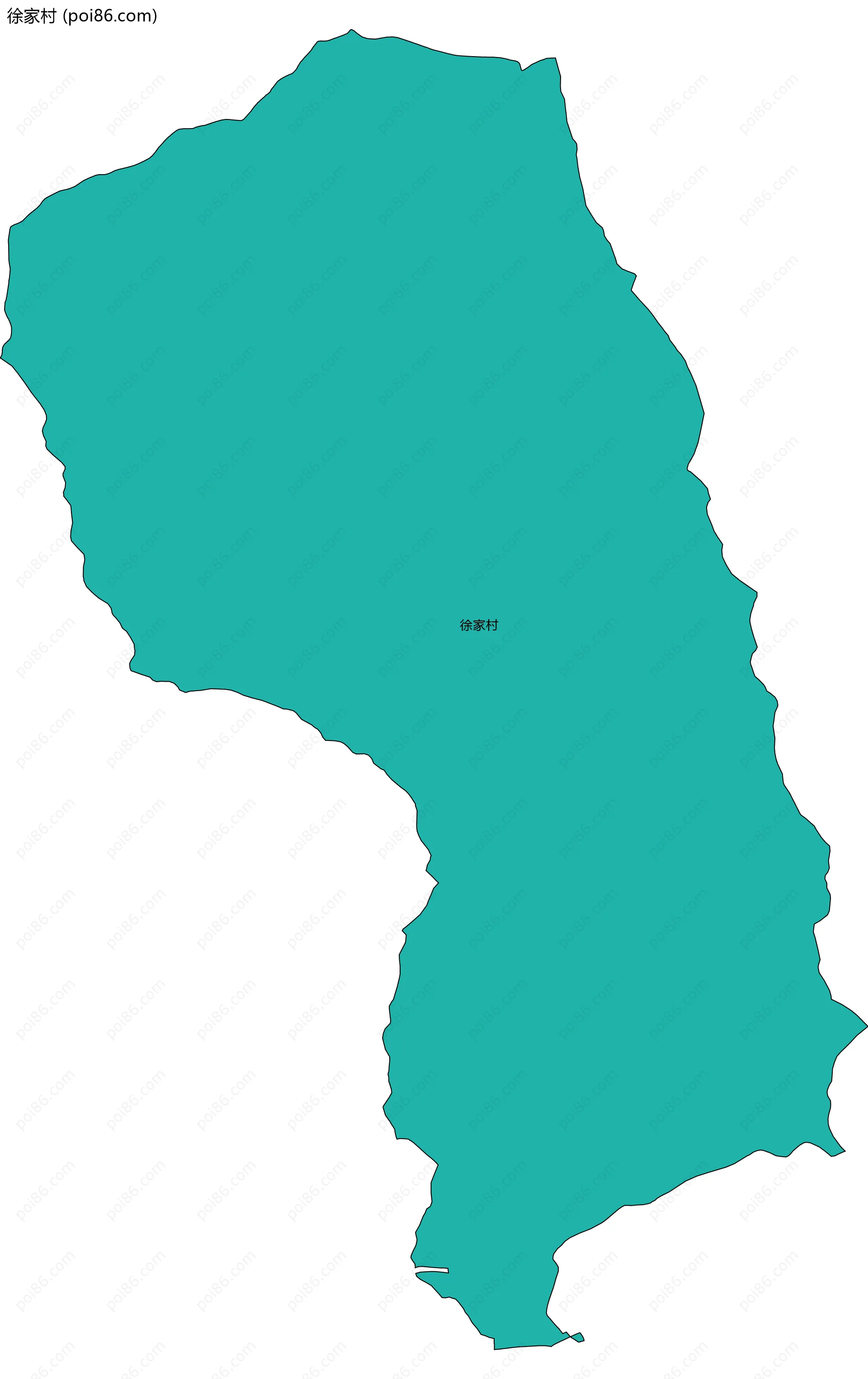 徐家村边界地图