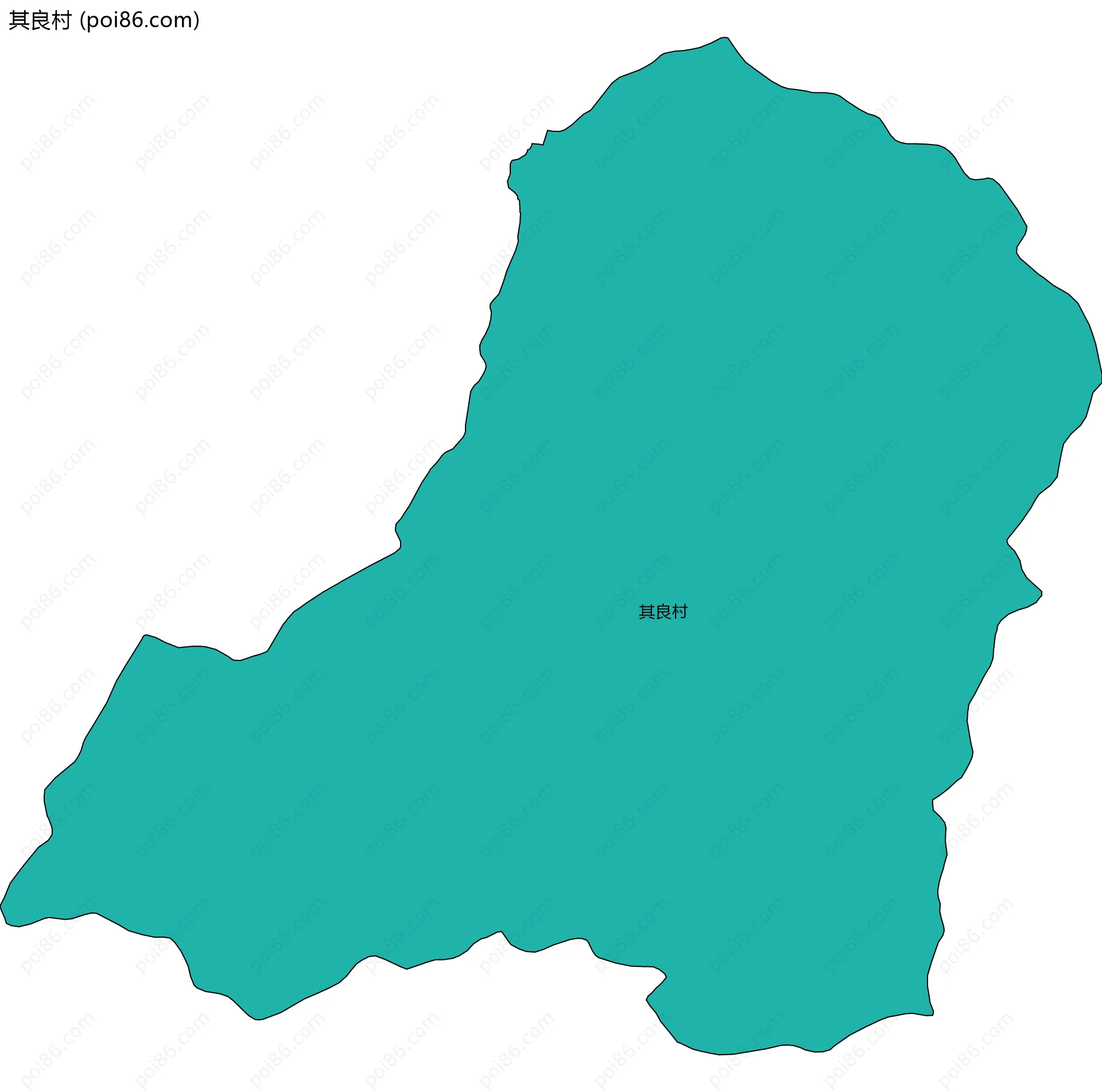 其良村边界地图