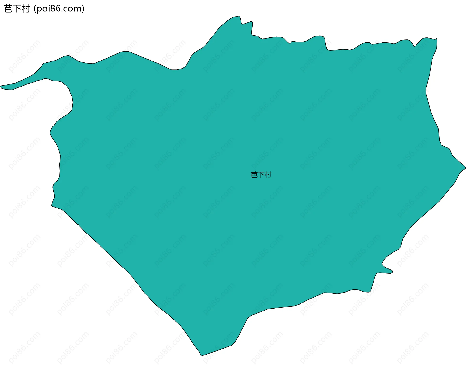 芭下村边界地图