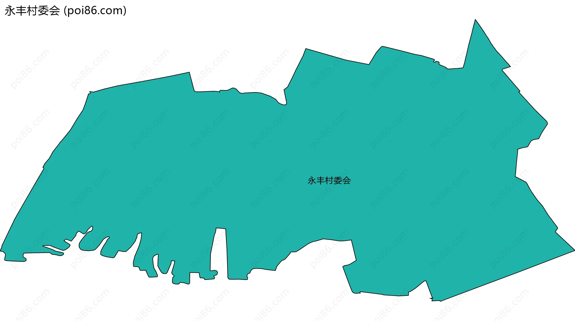 永丰村委会边界地图