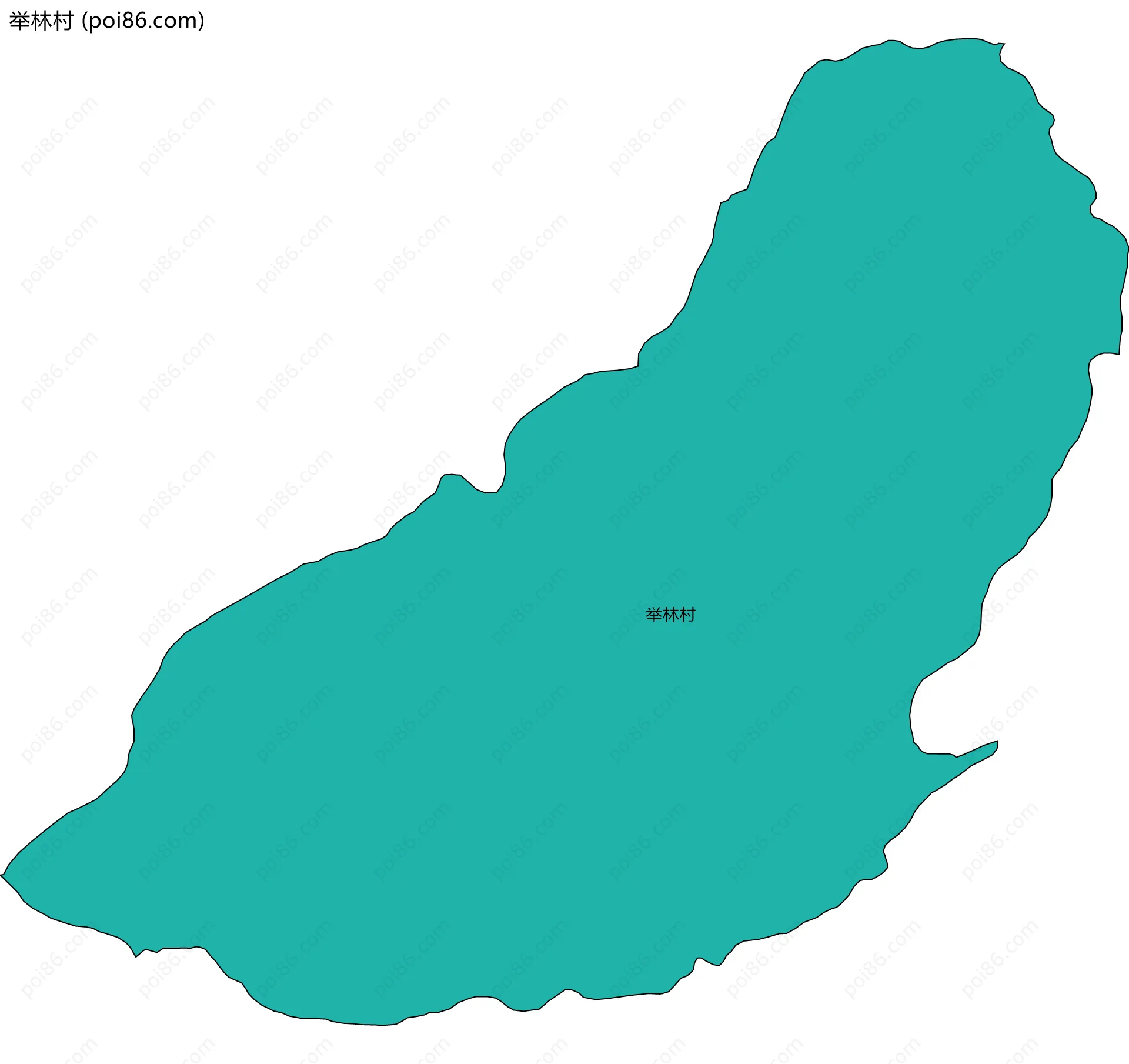 举林村边界地图