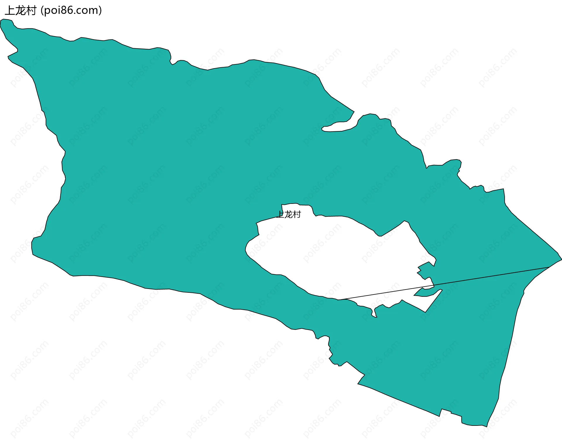 上龙村边界地图