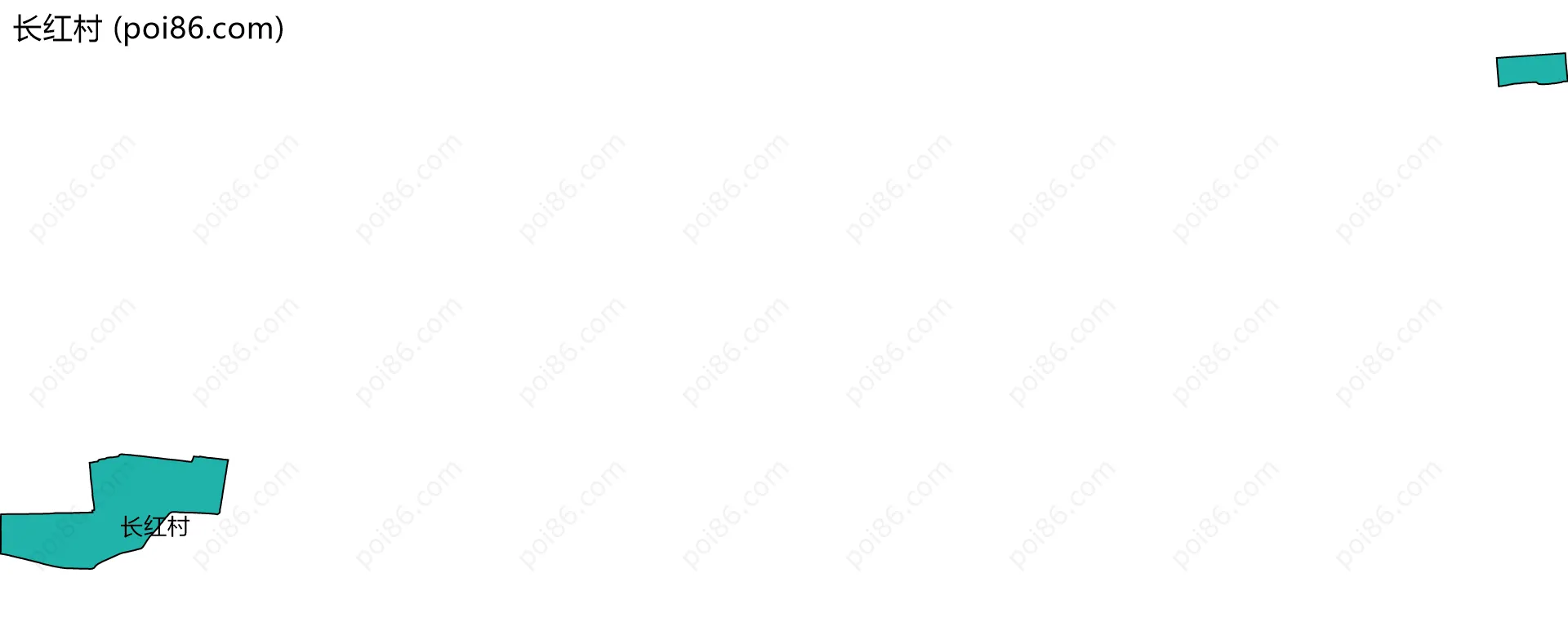 长红村边界地图