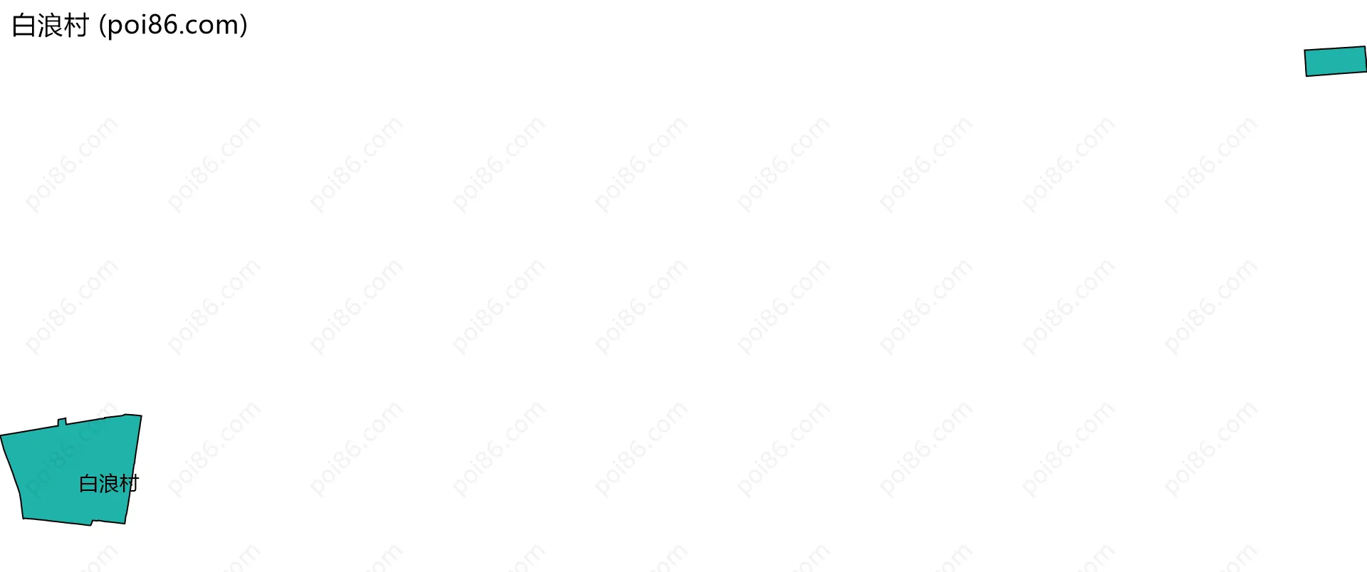 白浪村边界地图