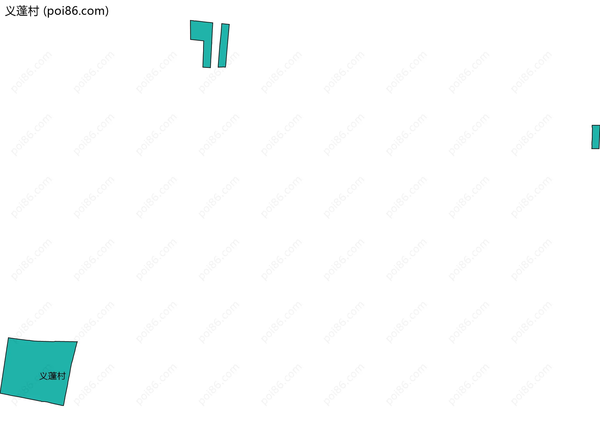 义蓬村边界地图