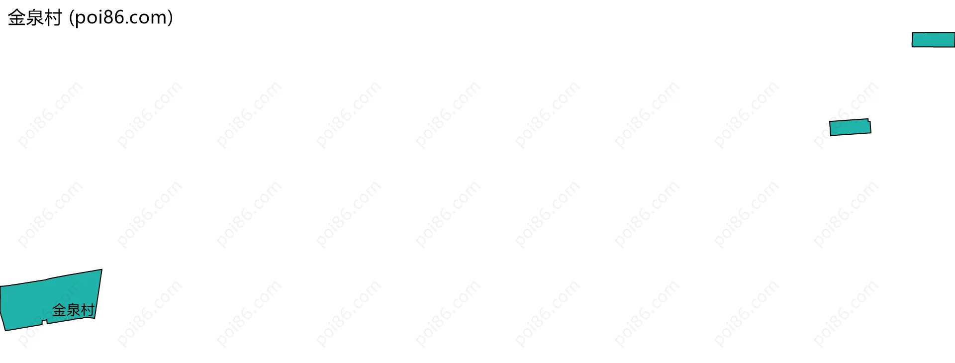 金泉村边界地图