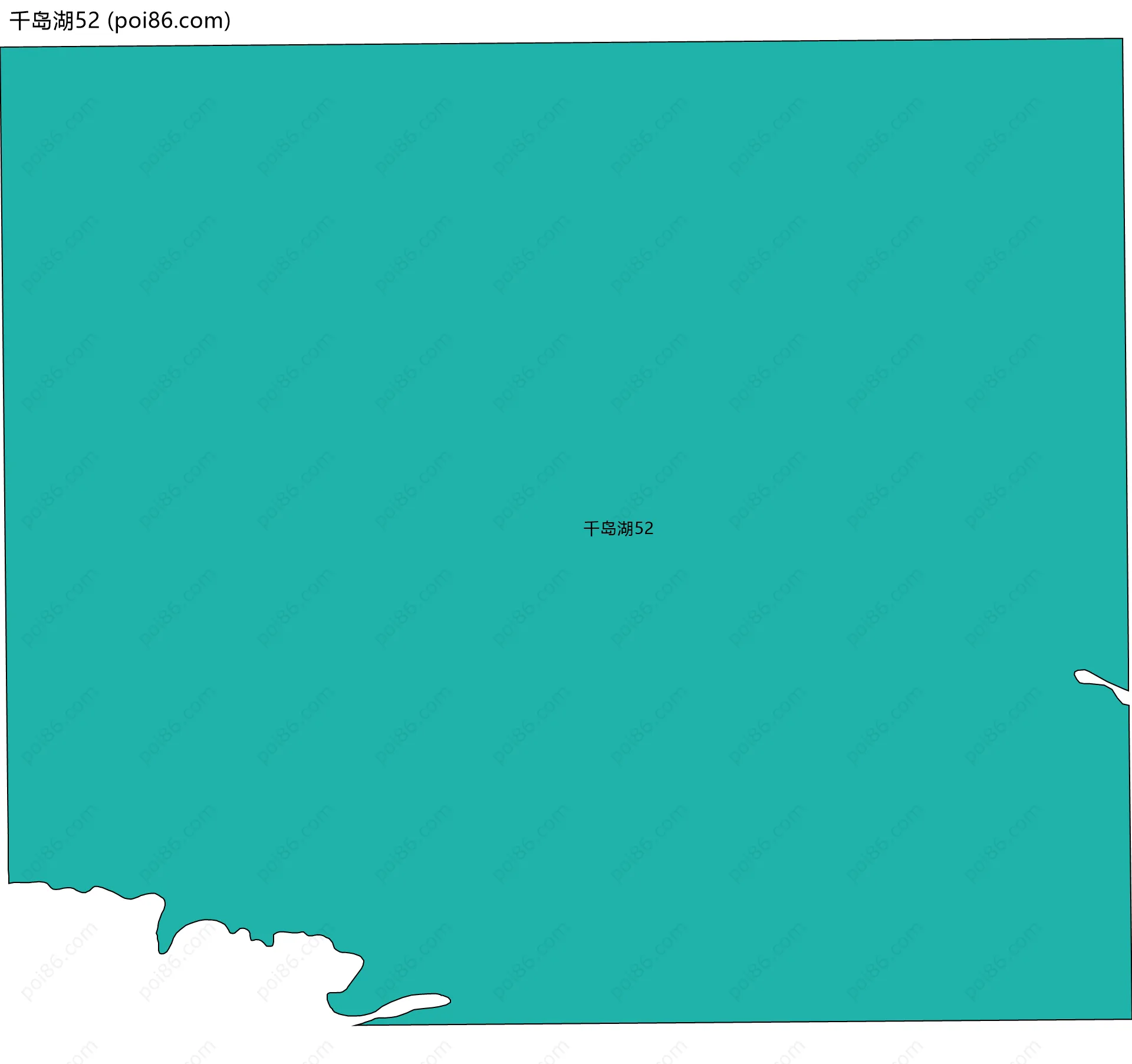 千岛湖52边界地图