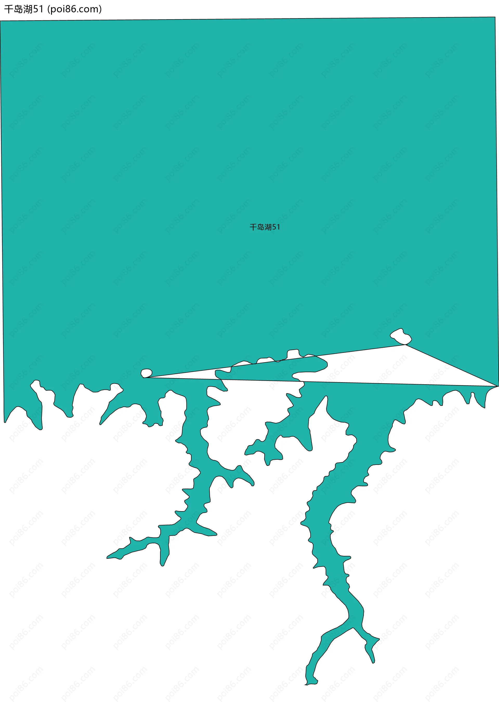 千岛湖51边界地图