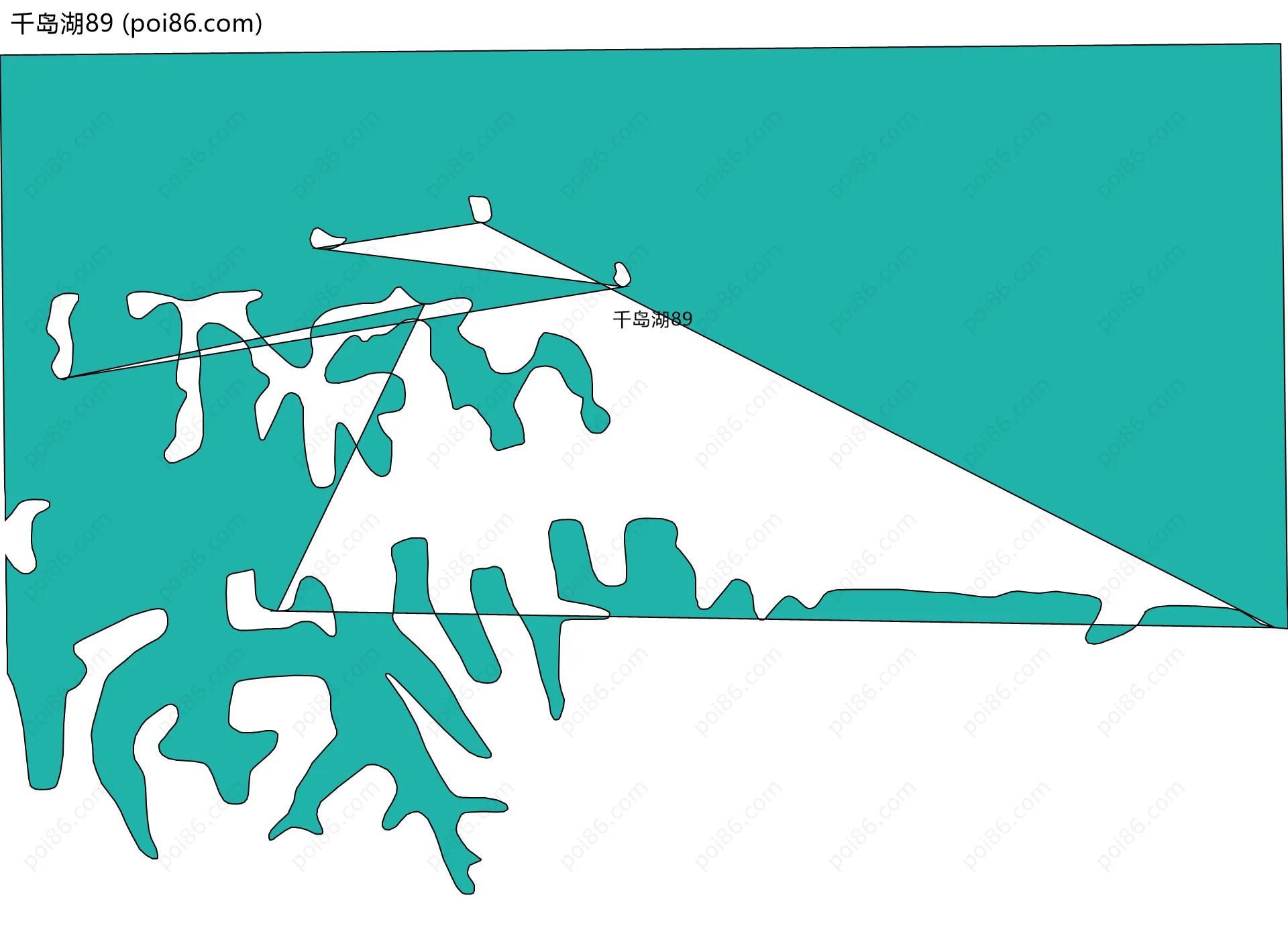 千岛湖89边界地图