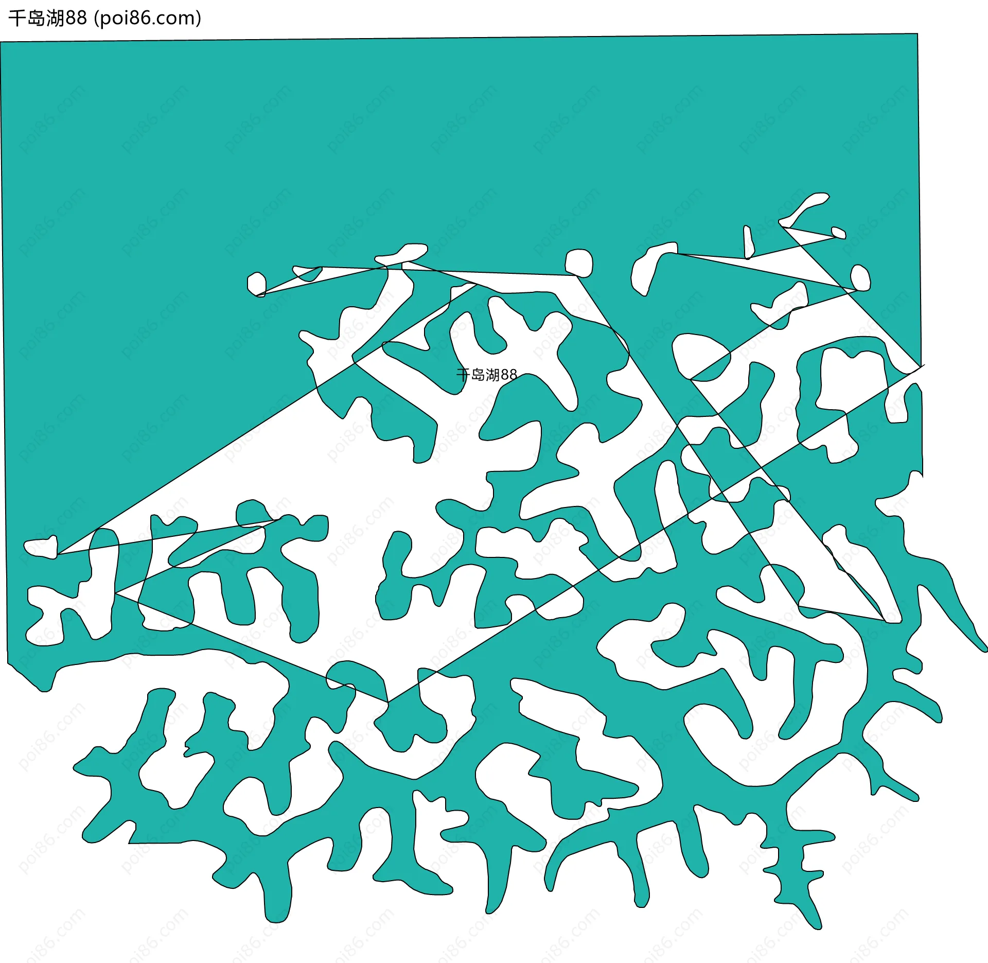 千岛湖88边界地图