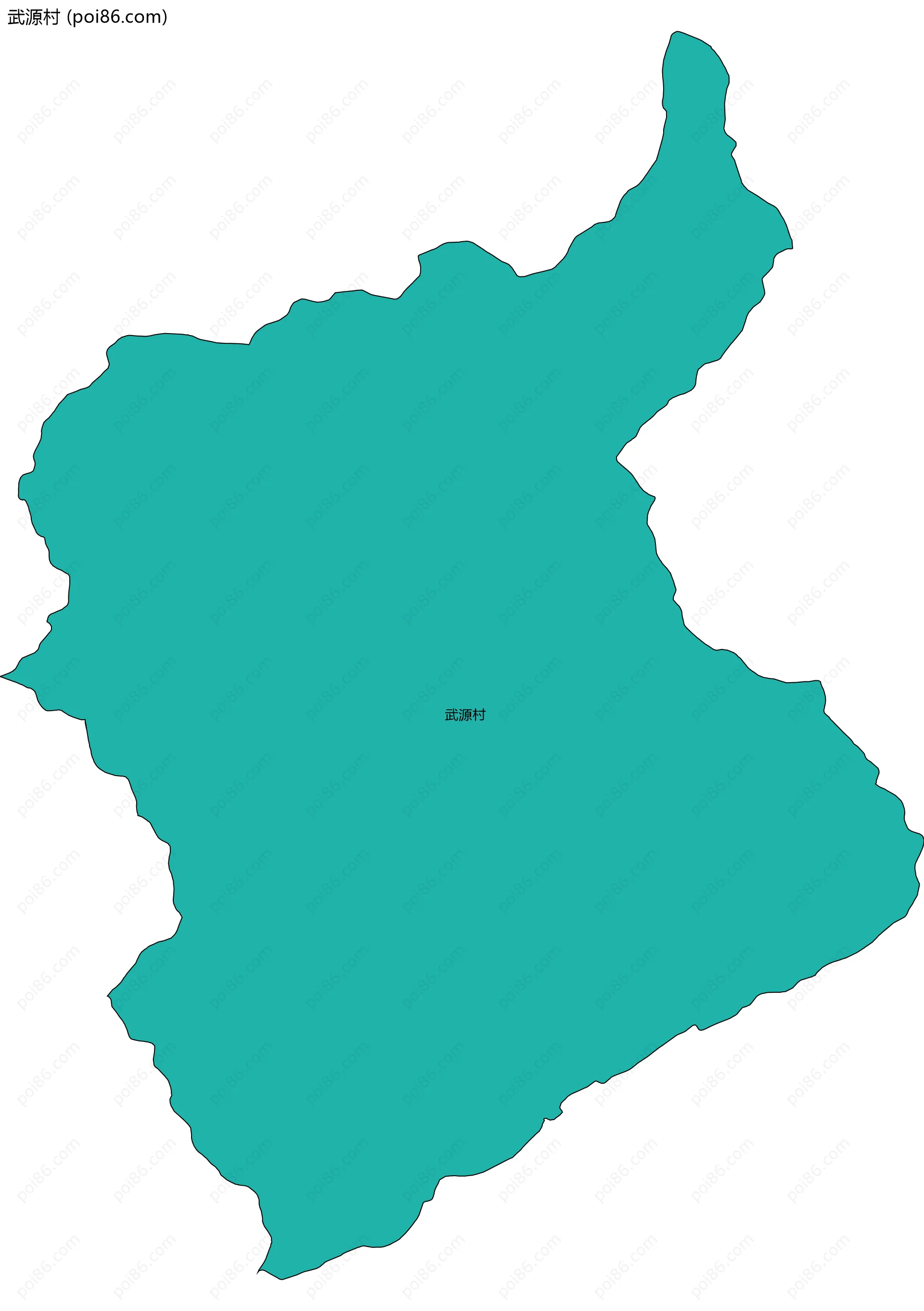 武源村边界地图
