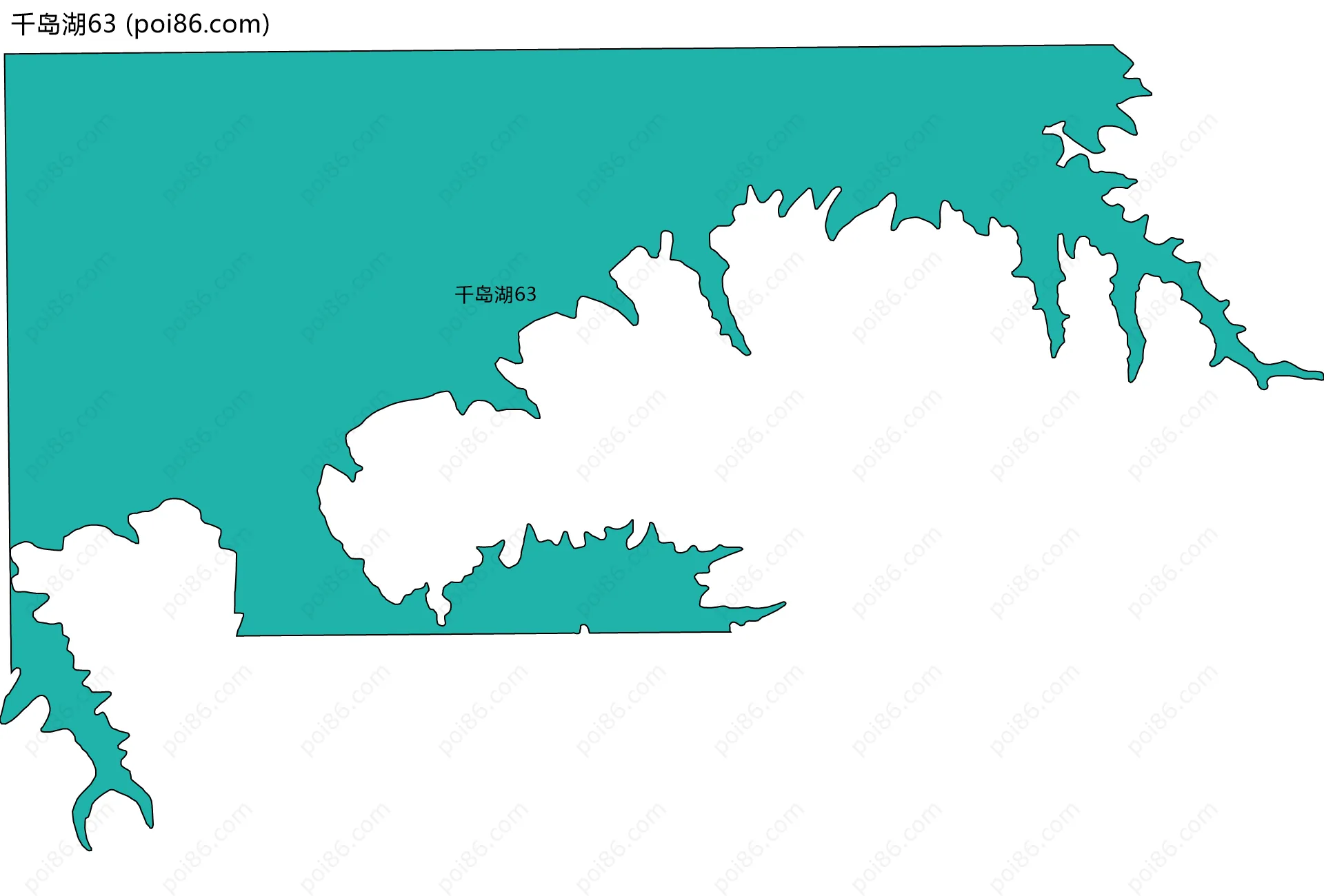 千岛湖63边界地图