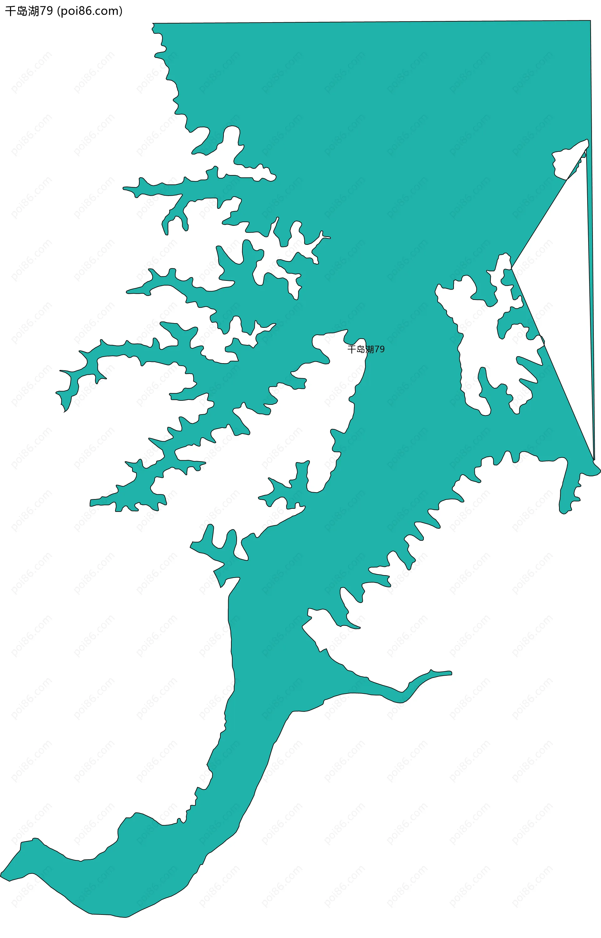 千岛湖79边界地图