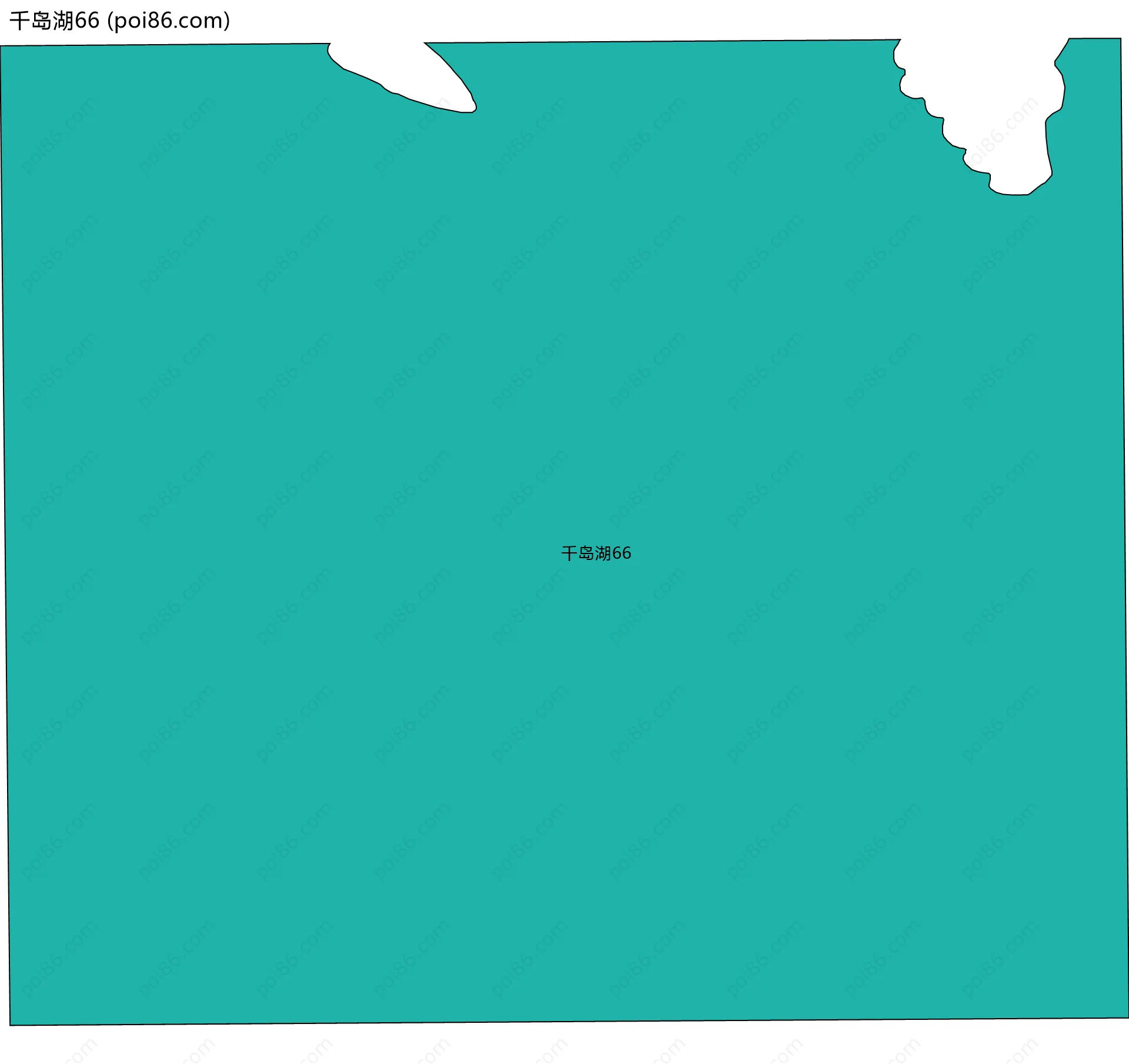 千岛湖66边界地图