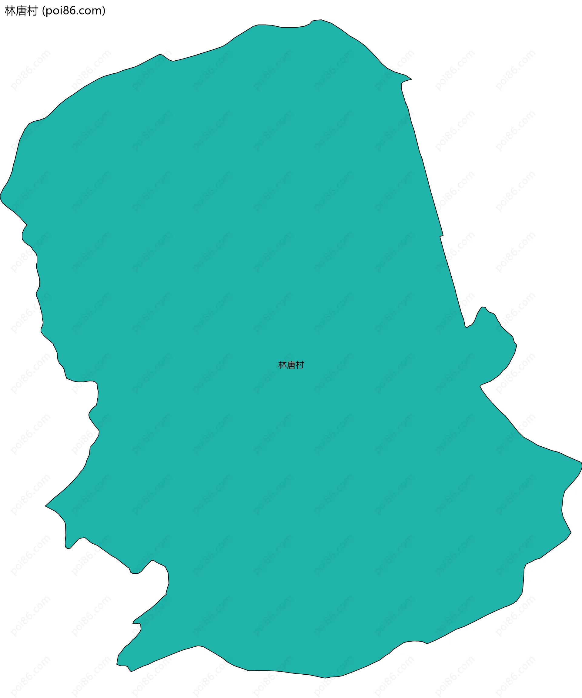 林唐村边界地图