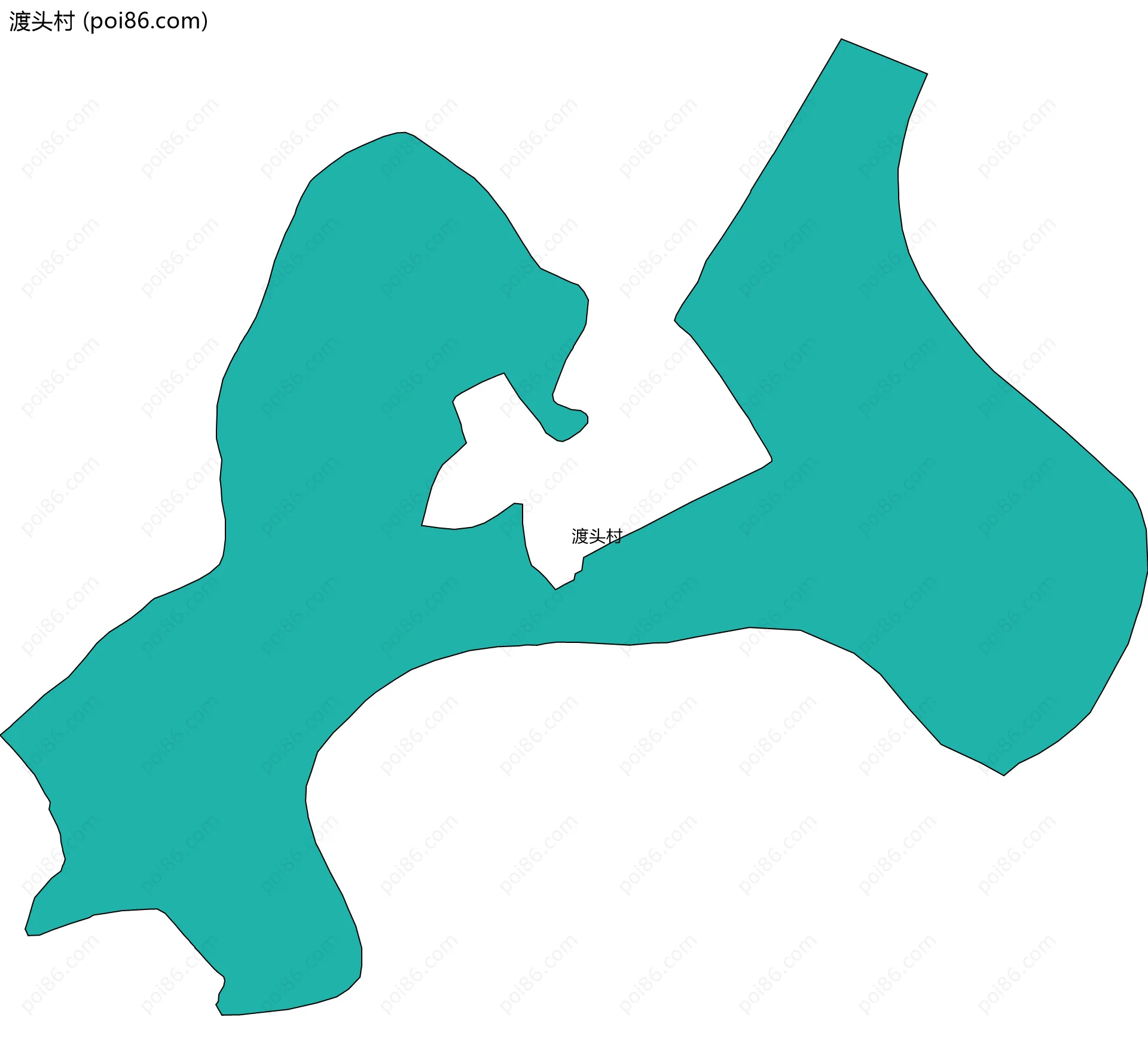 渡头村边界地图