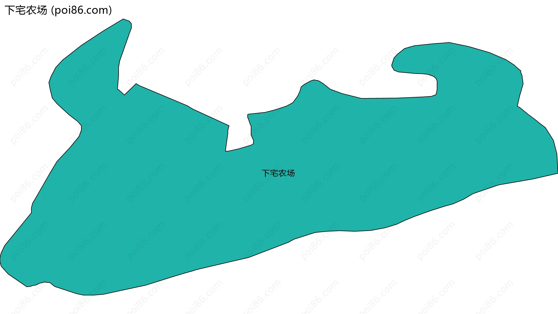 下宅农场边界地图