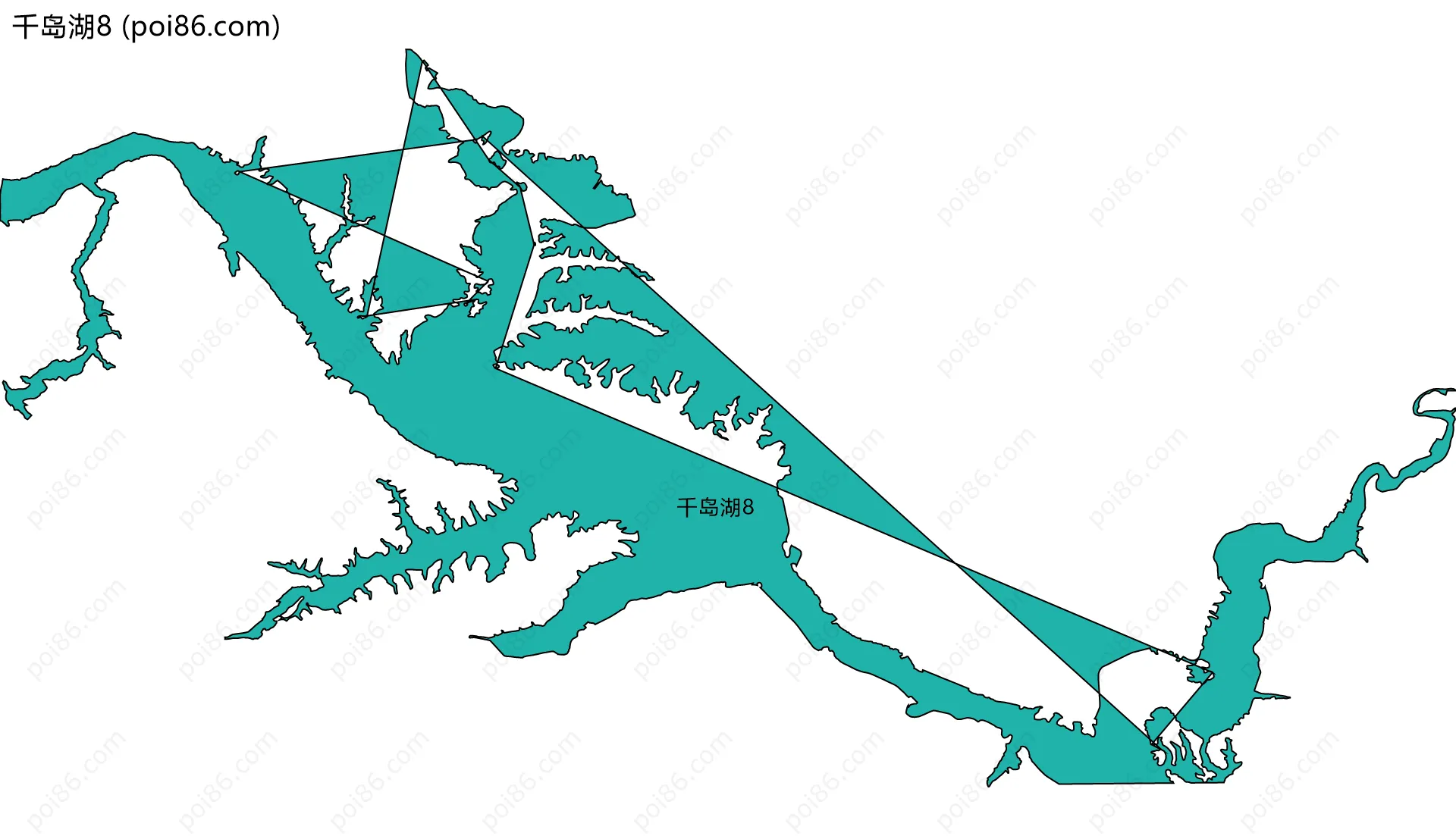 千岛湖8边界地图