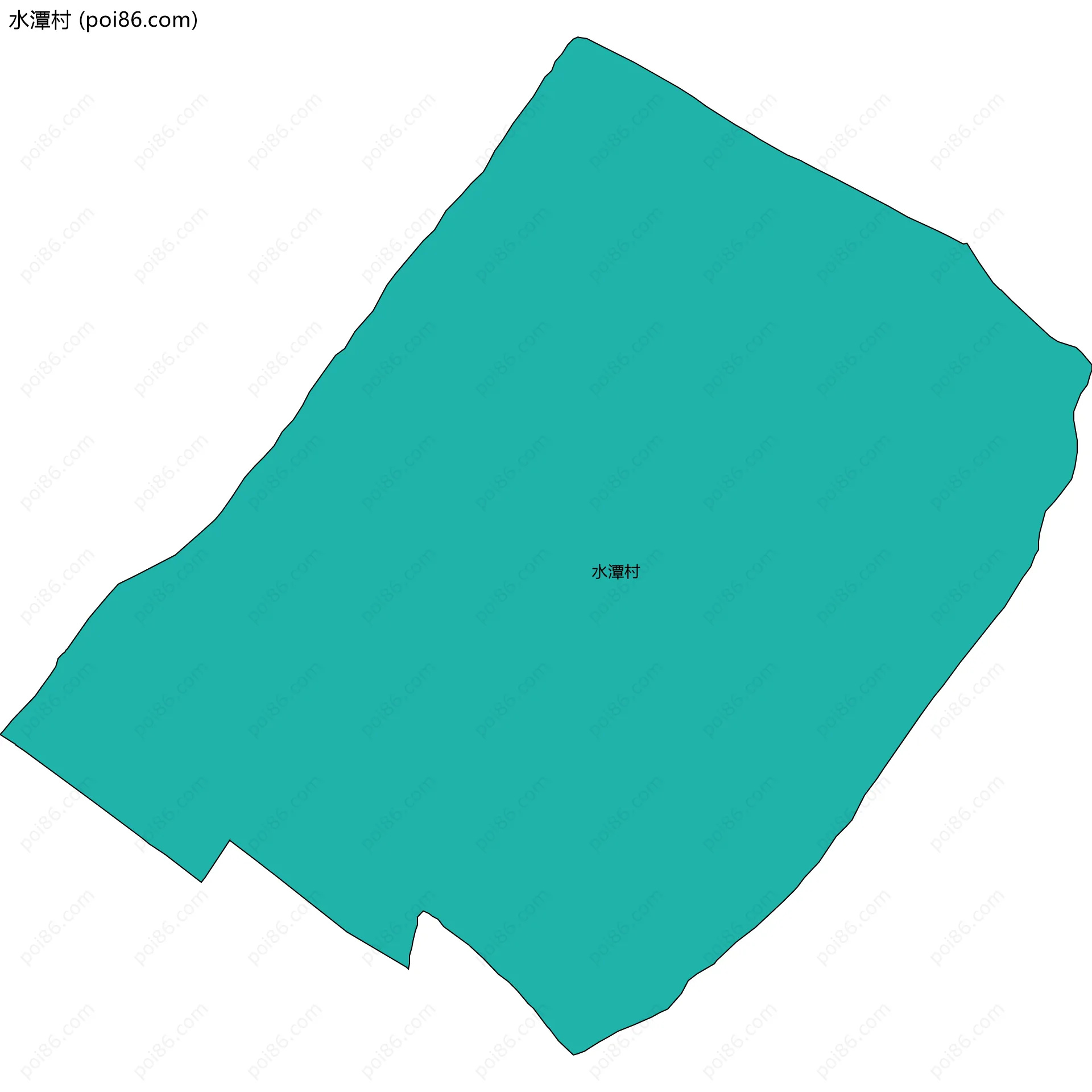 水潭村边界地图