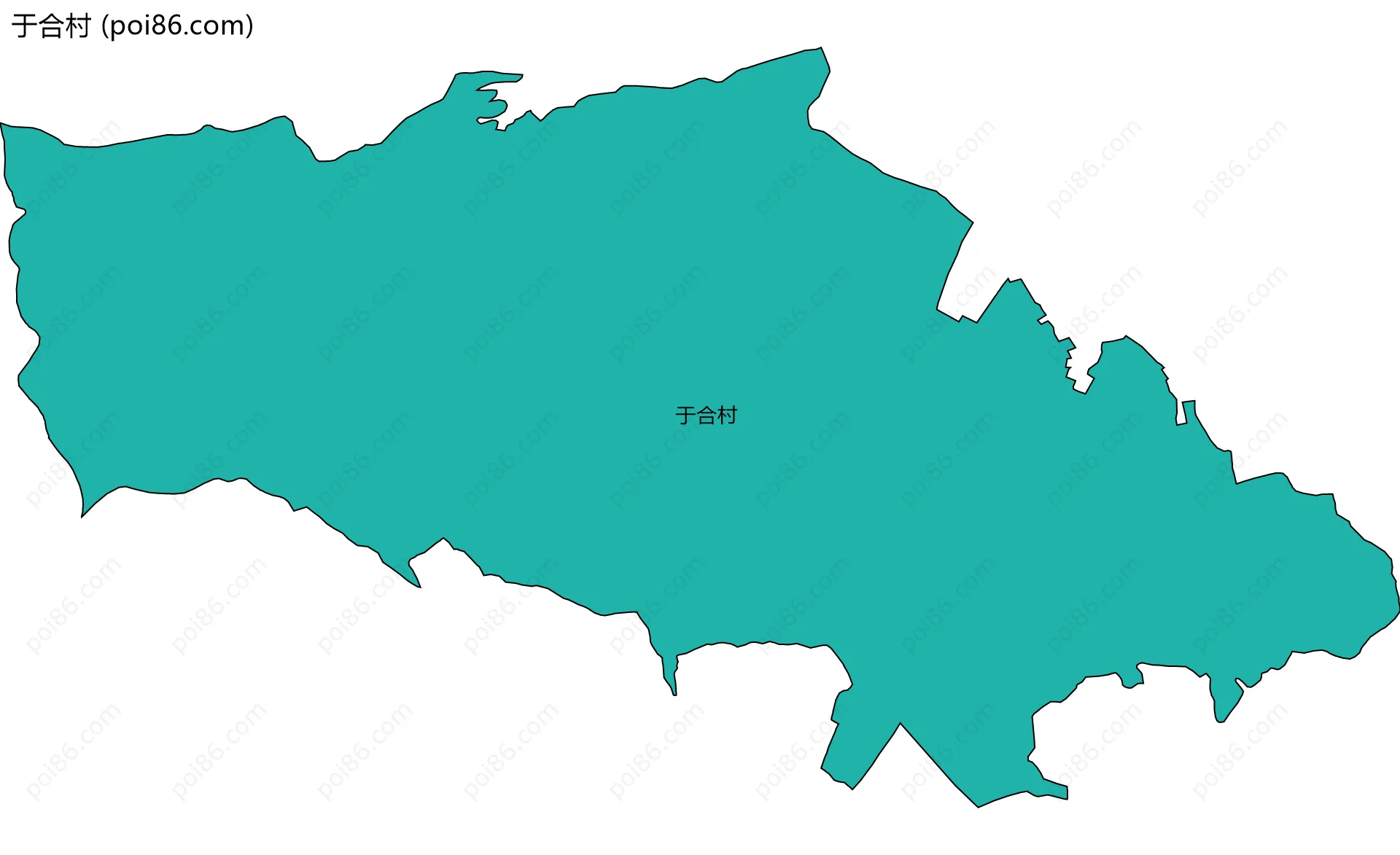 于合村边界地图