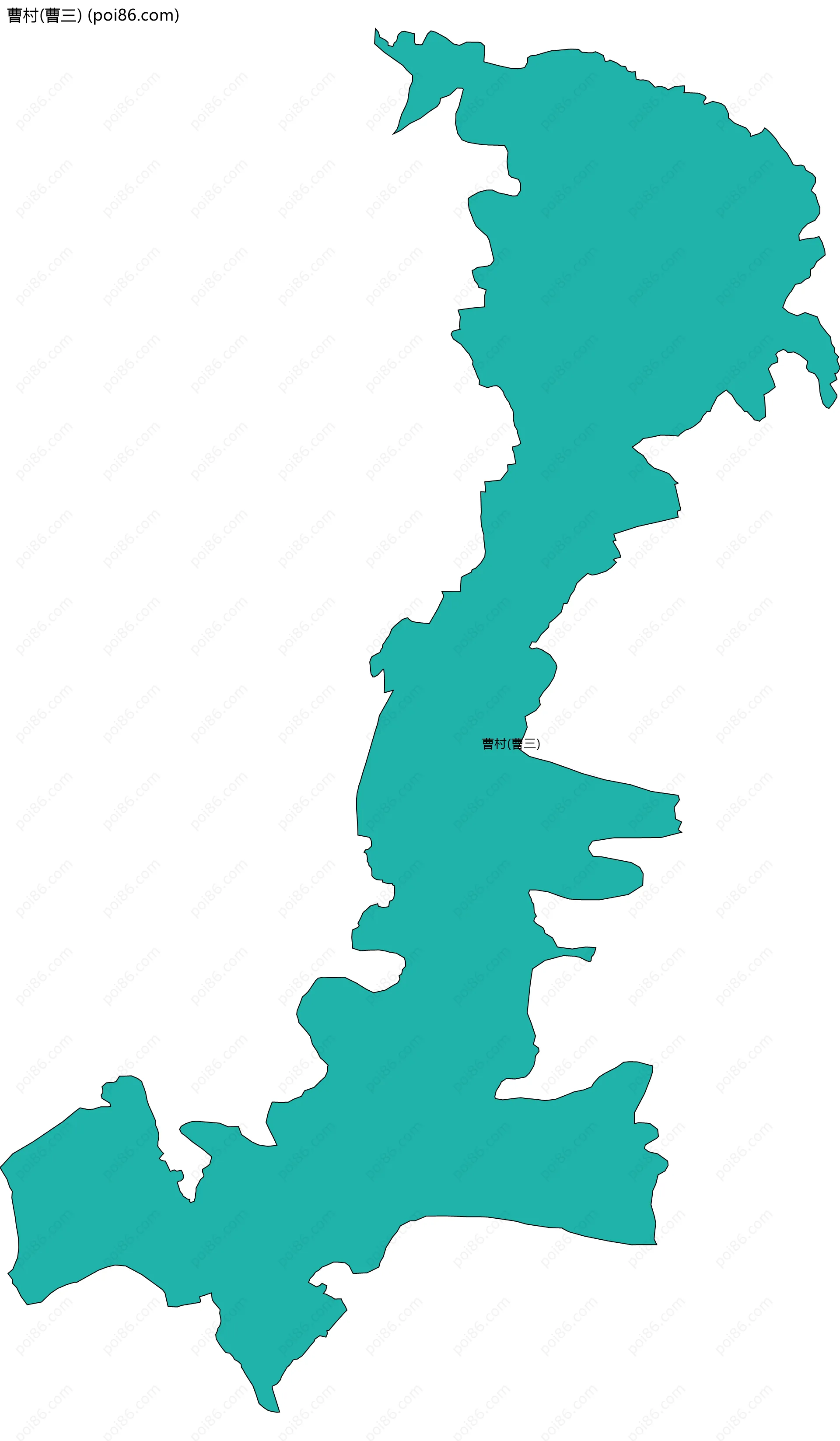 曹村(曹三)边界地图