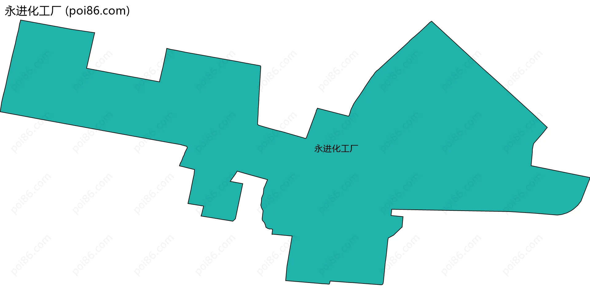 永进化工厂边界地图