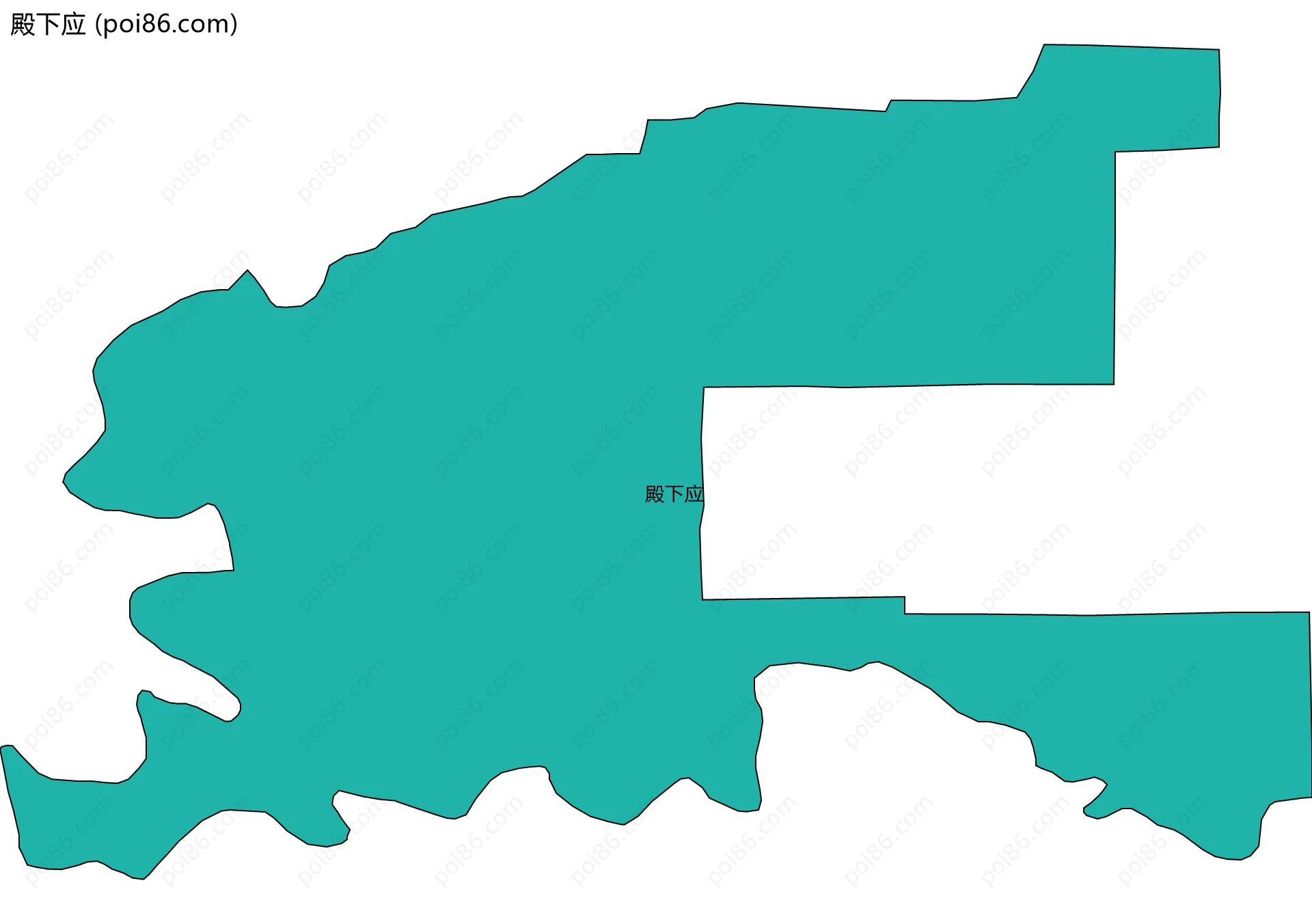 殿下应边界地图