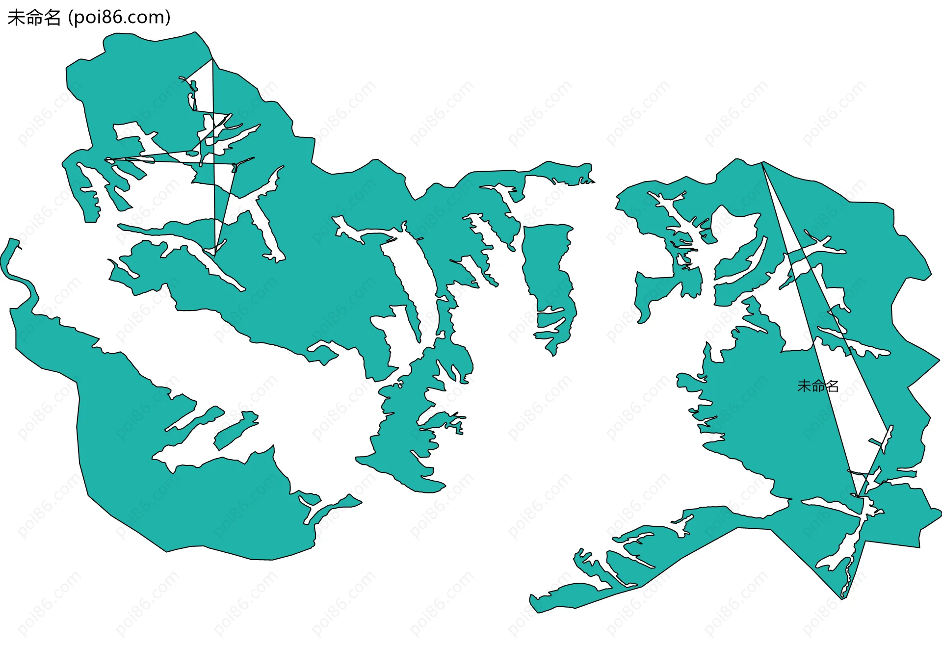 未命名边界地图