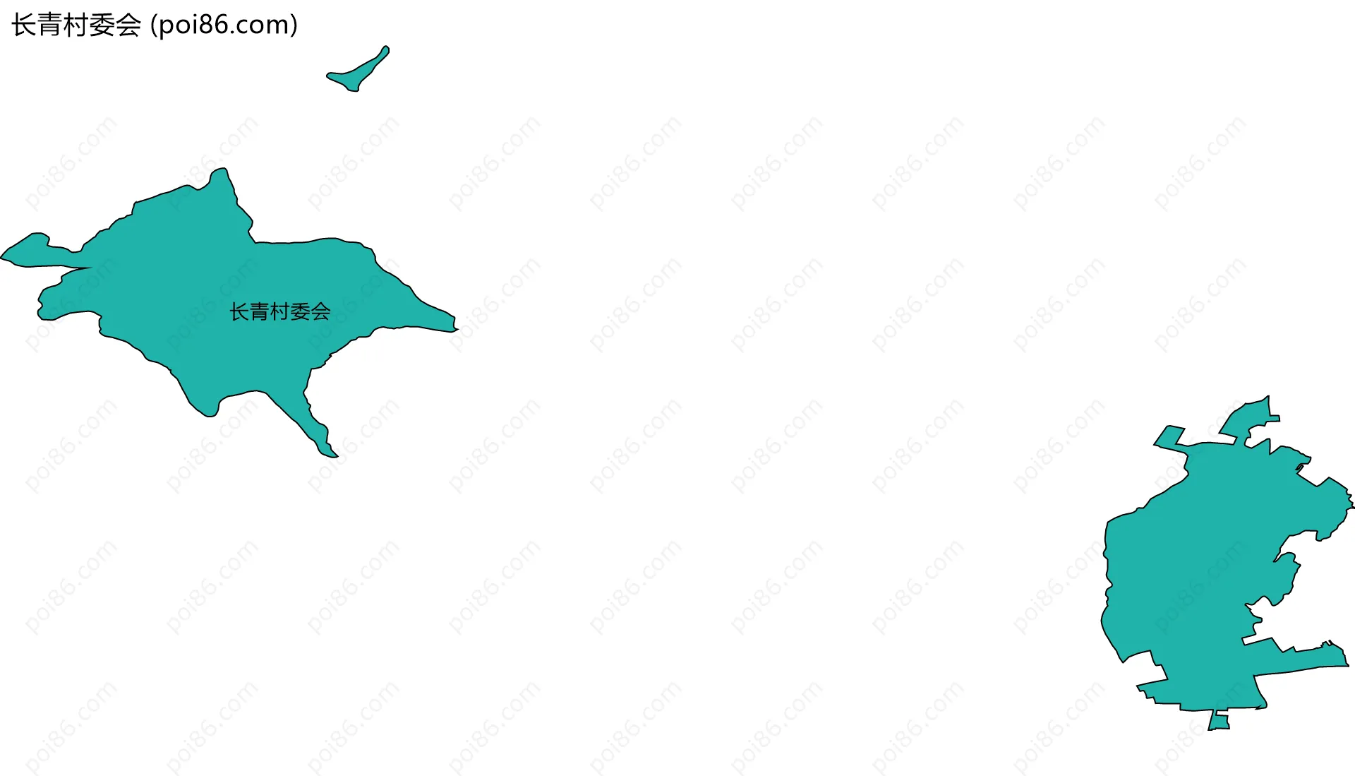 长青村委会边界地图