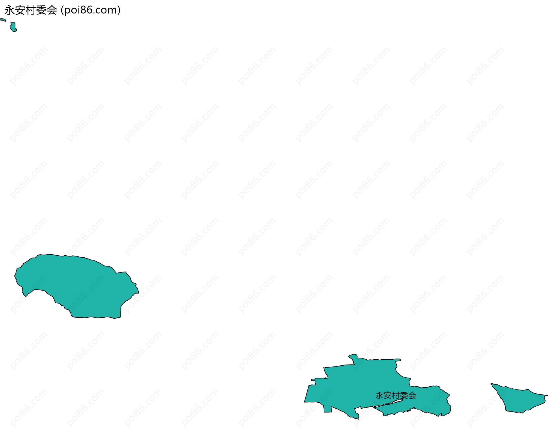 永安村委会边界地图
