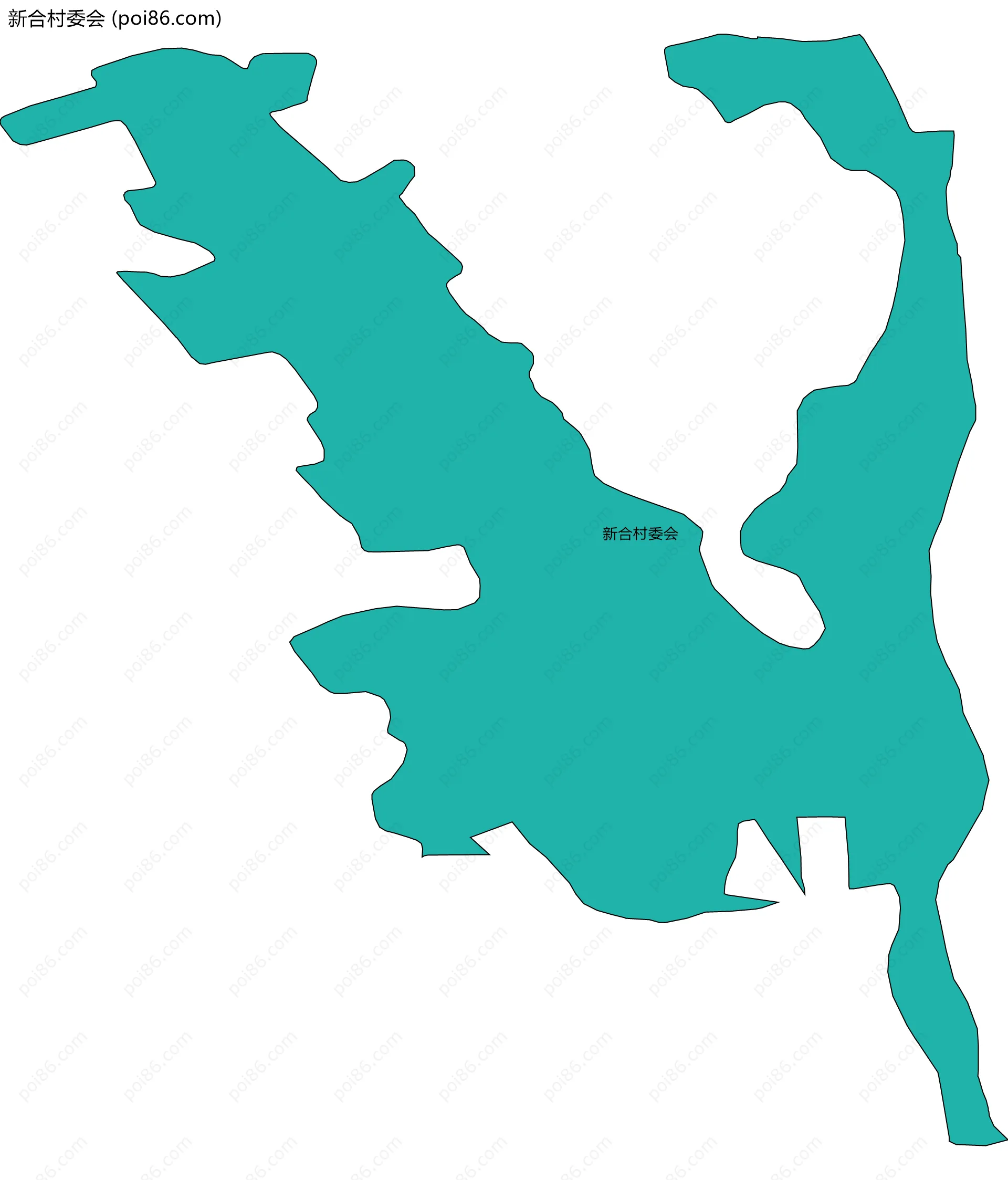 新合村委会边界地图