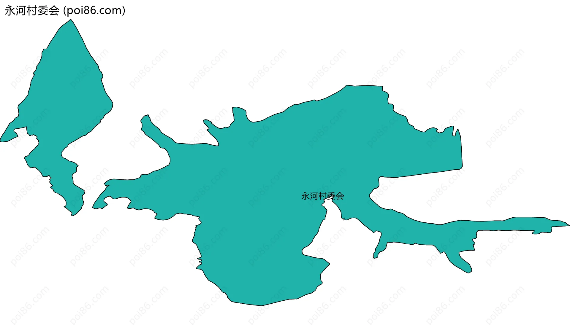 永河村委会边界地图