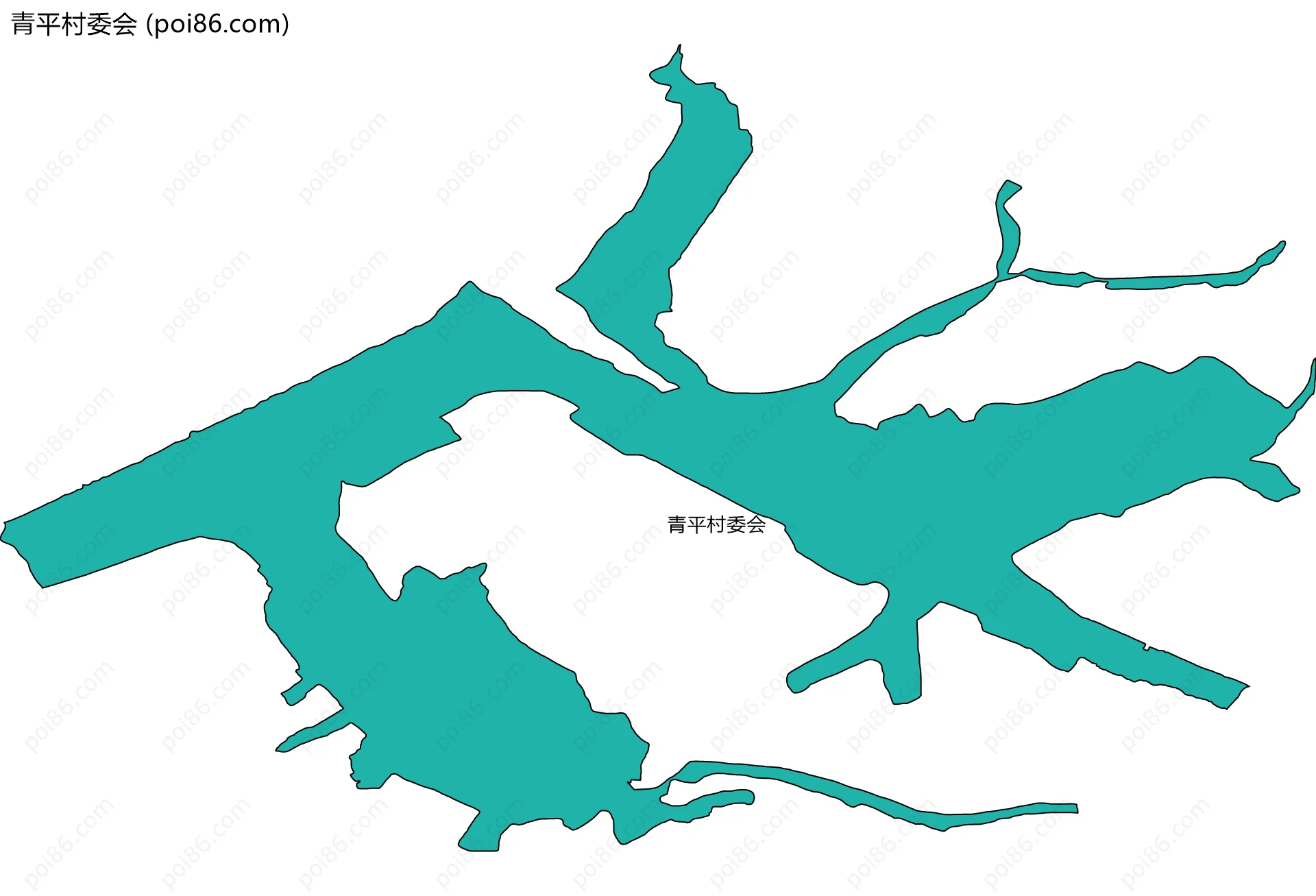 青平村委会边界地图