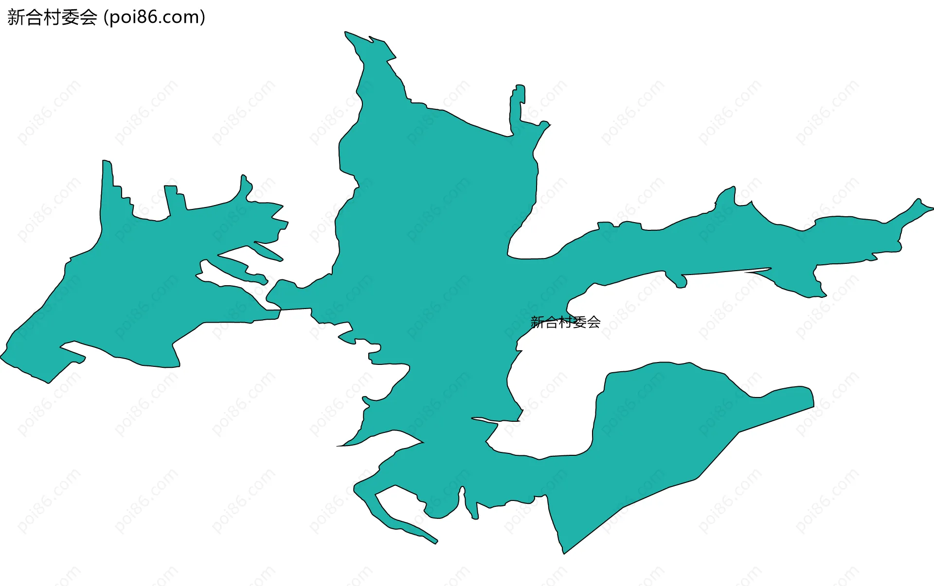 新合村委会边界地图