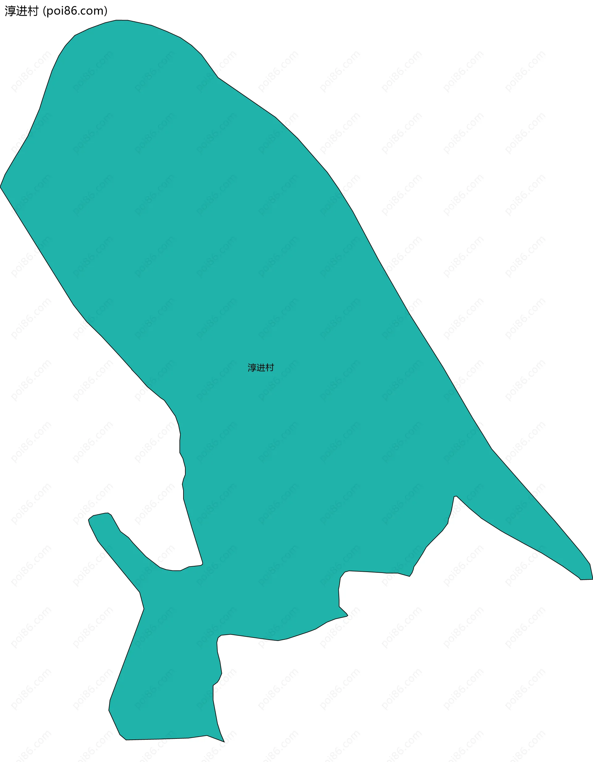 淳进村边界地图