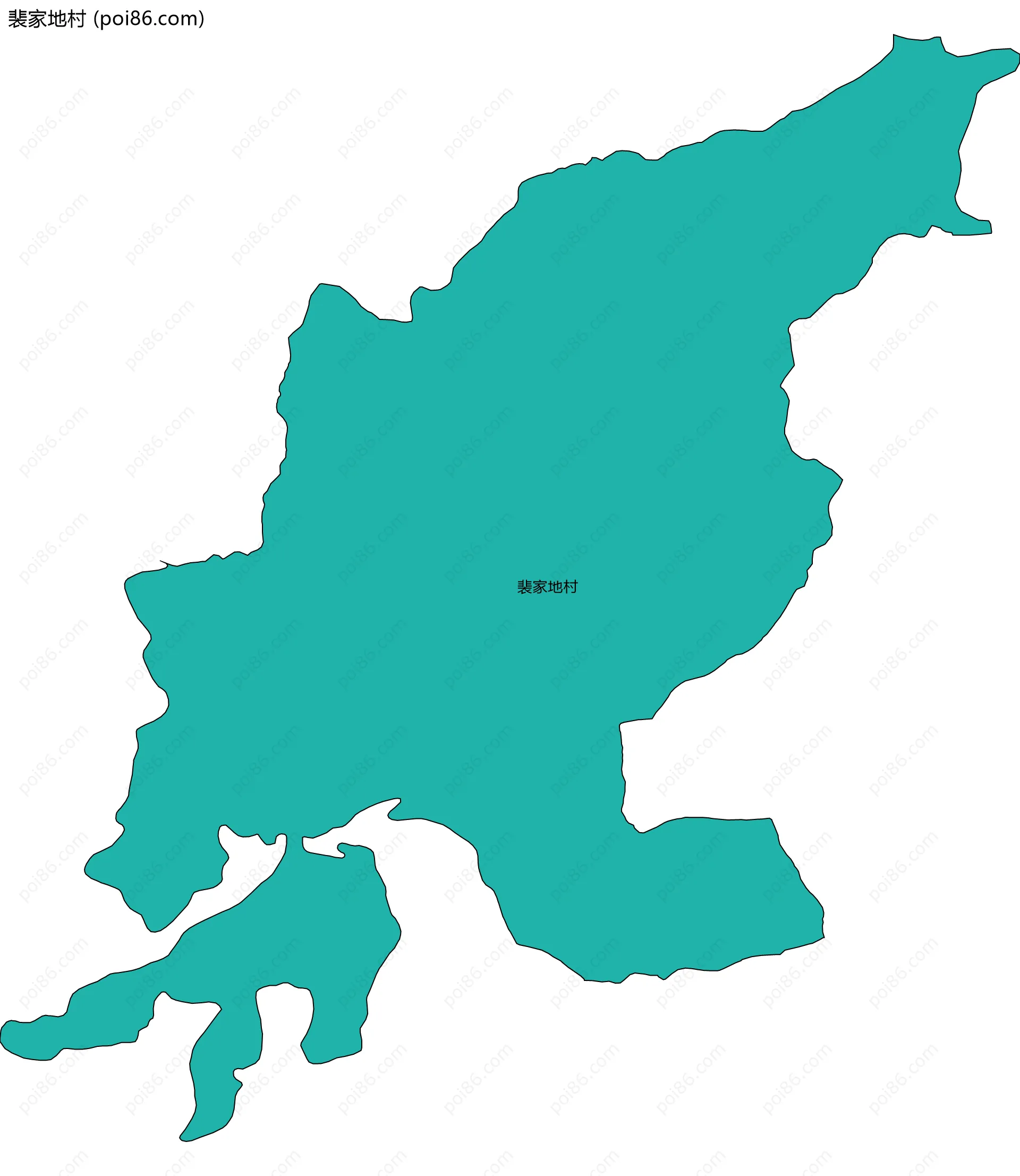 裴家地村边界地图