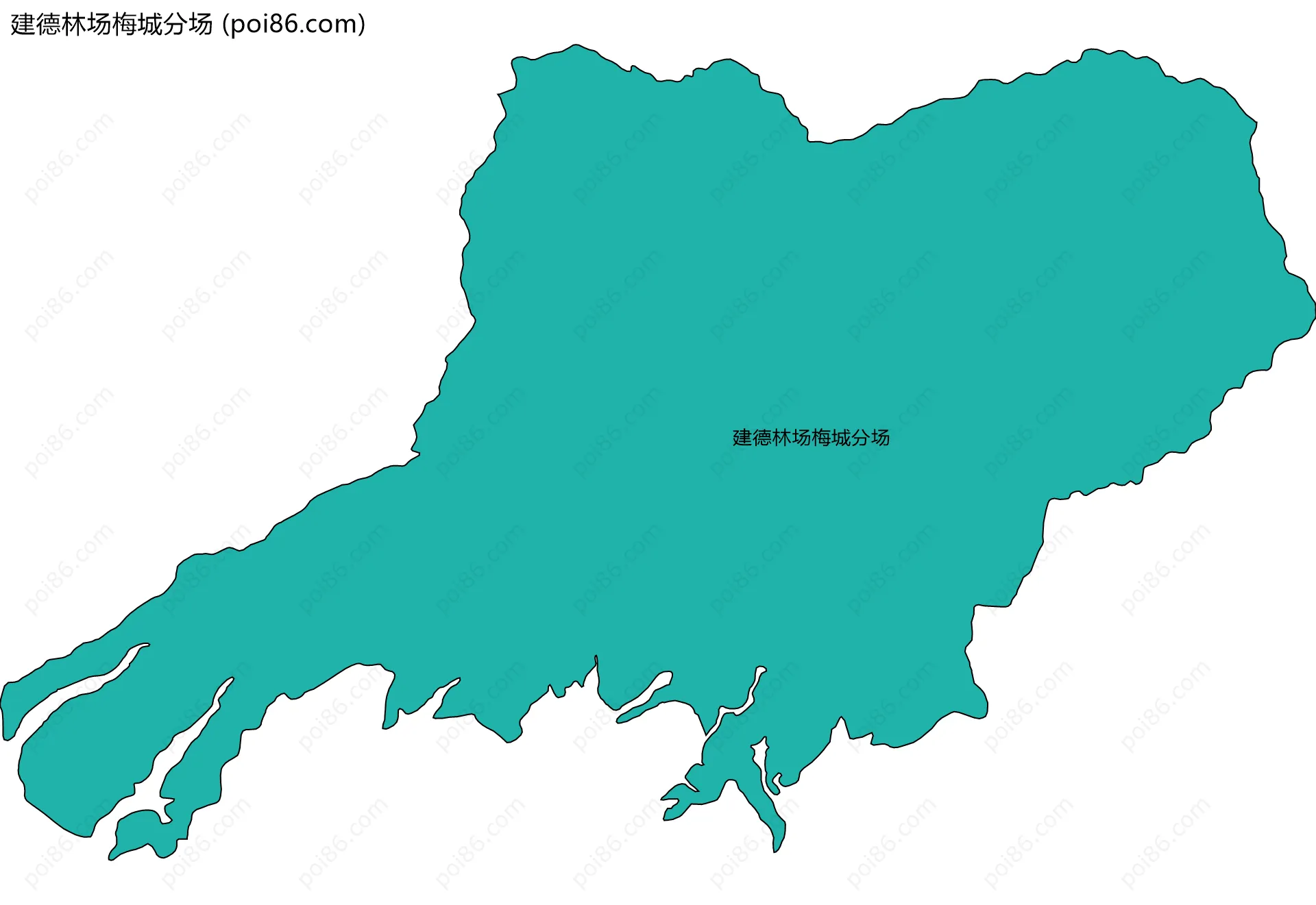建德林场梅城分场边界地图