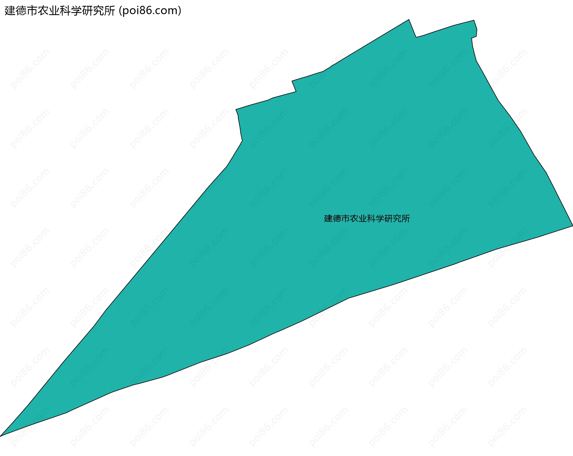 建德市农业科学研究所边界地图