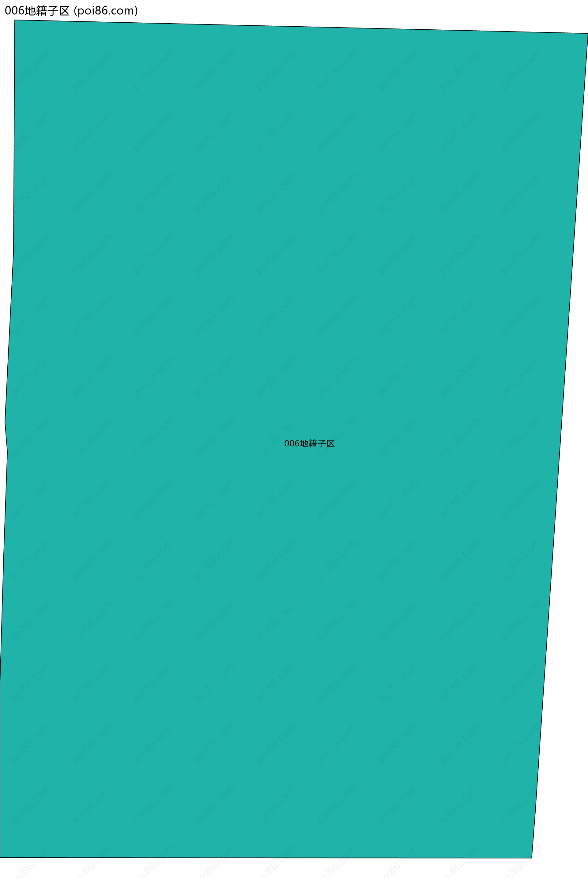 006地籍子区边界地图