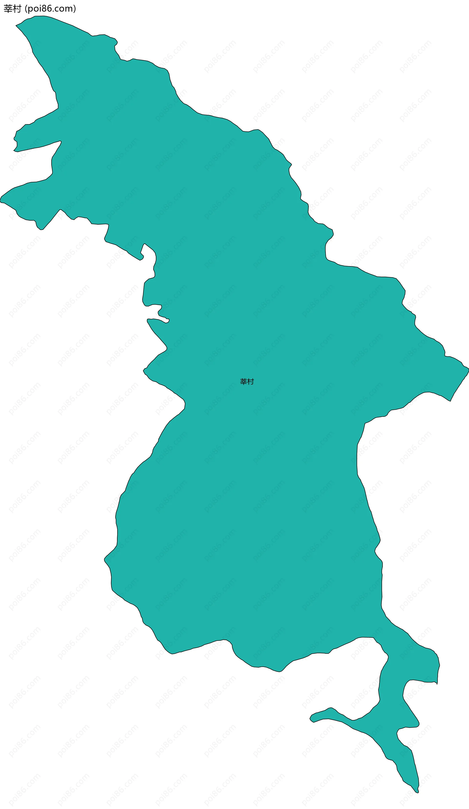 莘村边界地图