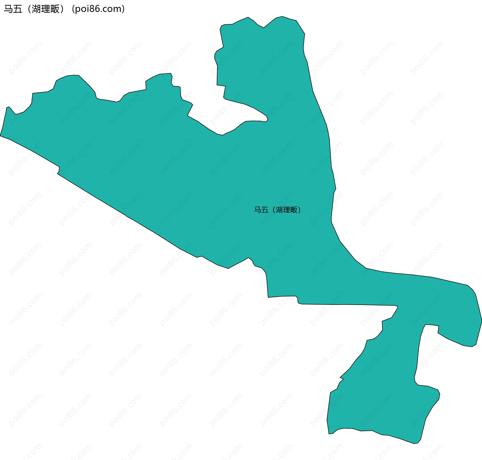 马五（湖理畈）边界地图