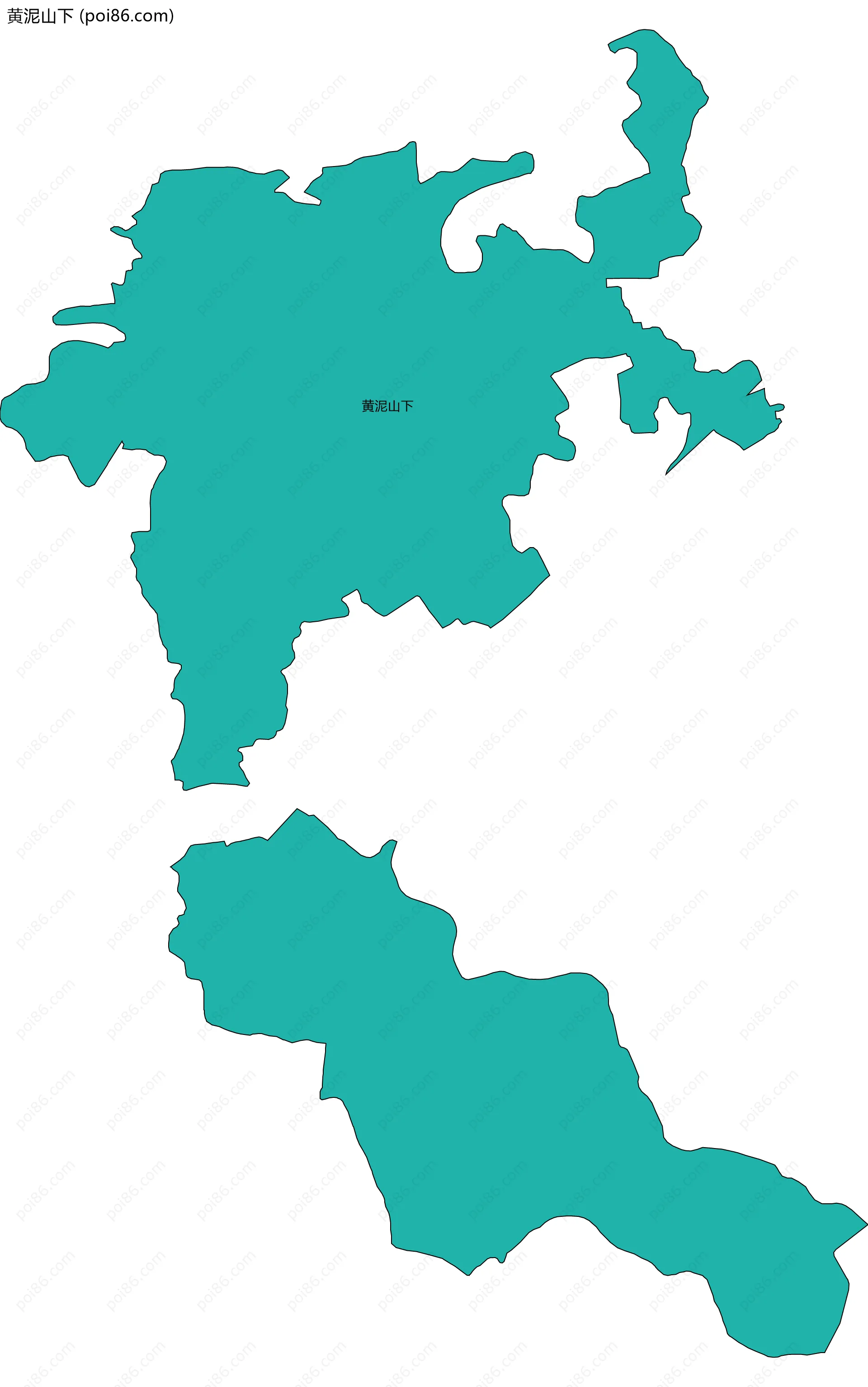 黄泥山下边界地图