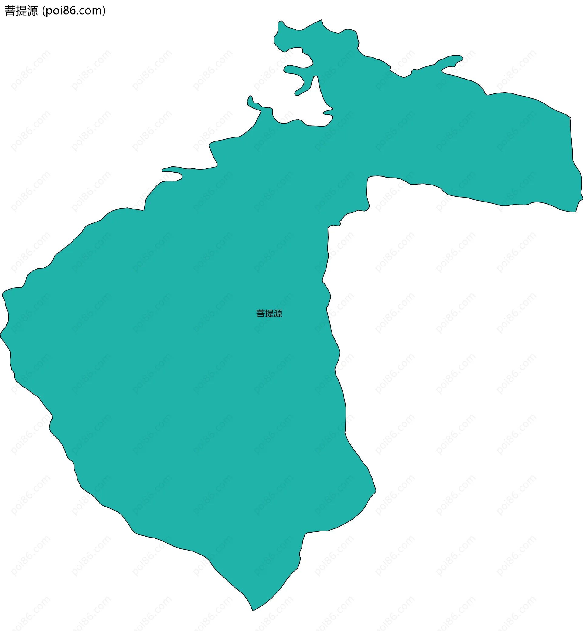 菩提源边界地图