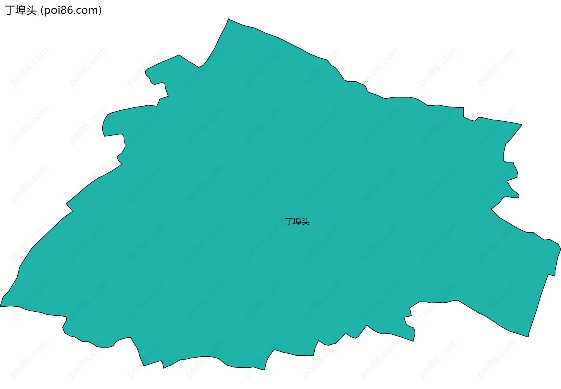 丁埠头边界地图