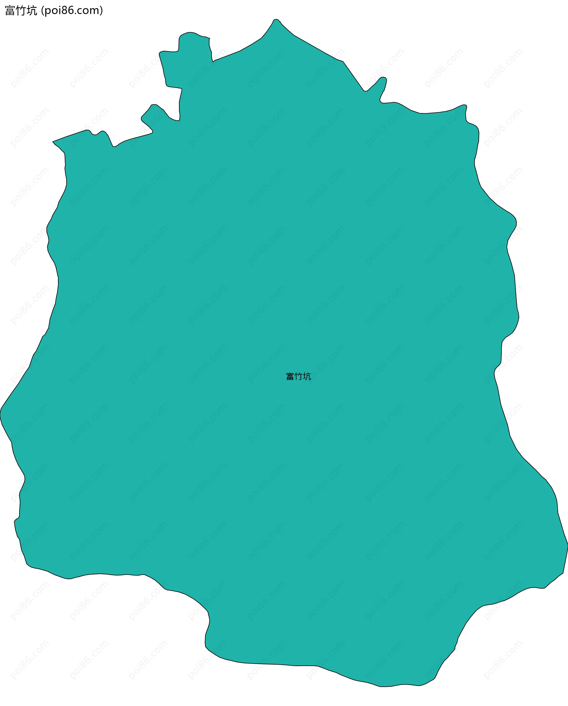 富竹坑边界地图