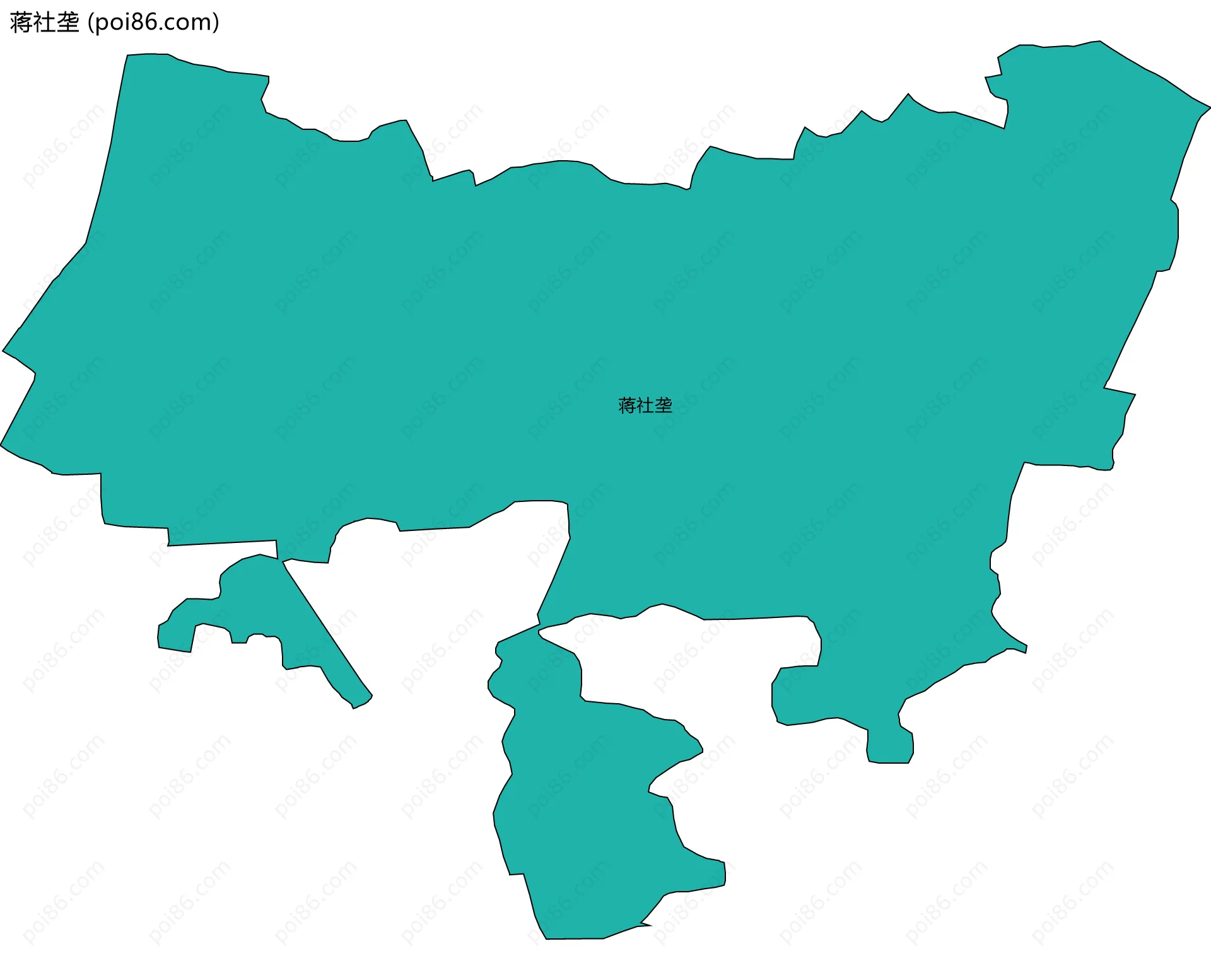 蒋社垄边界地图