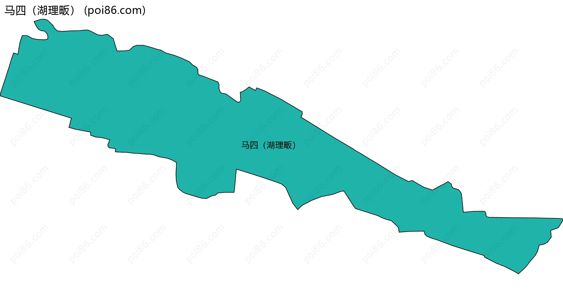 马四（湖理畈）边界地图